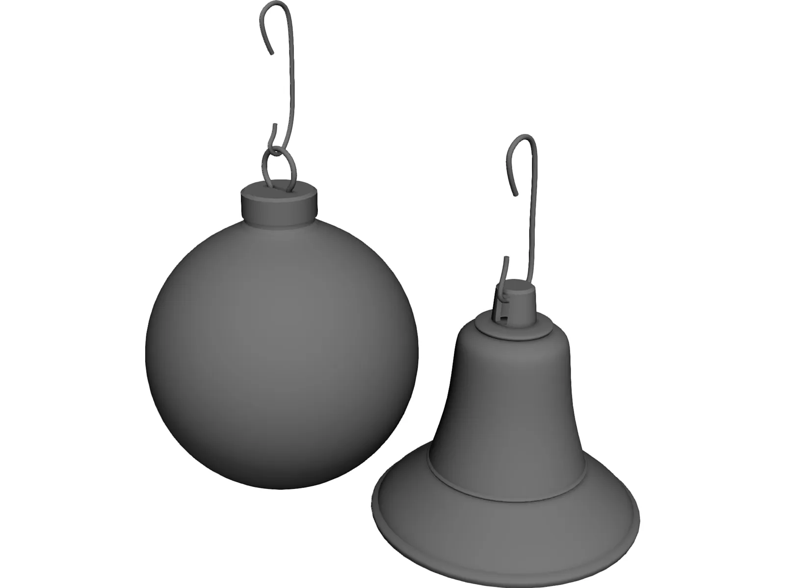 Ornaments 3D Model main preview