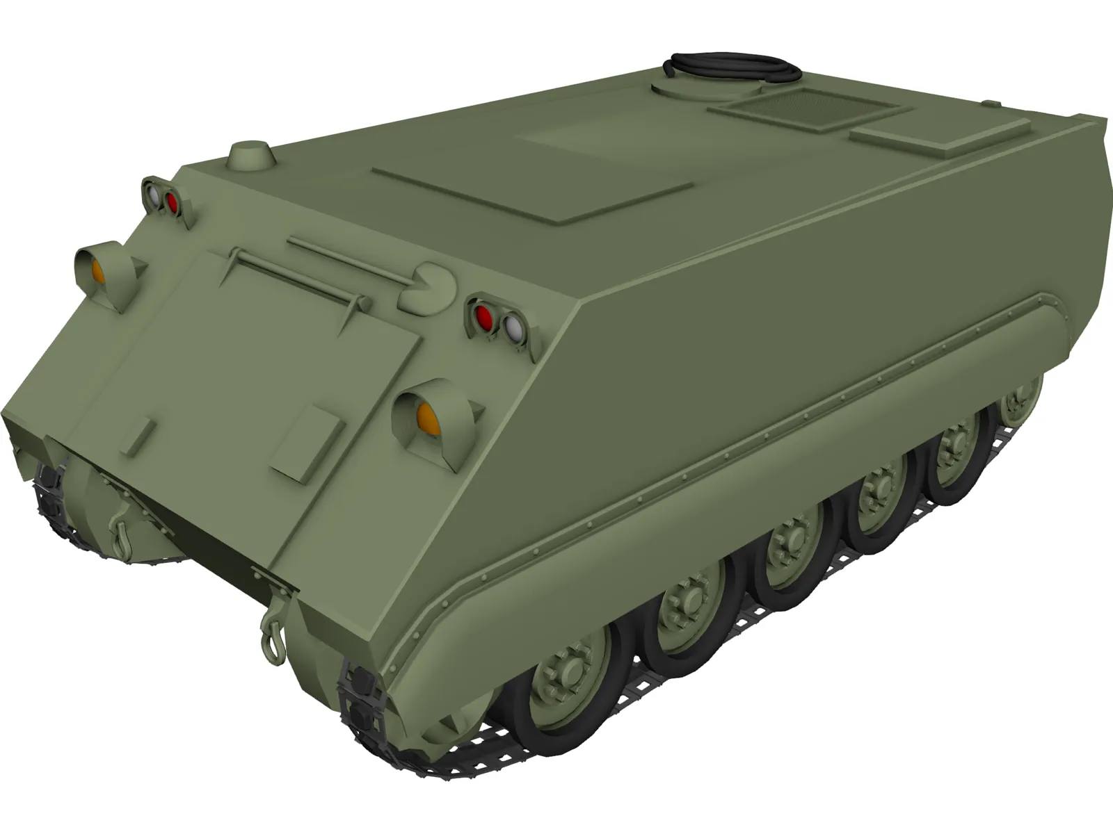 M-113 3D Model main preview