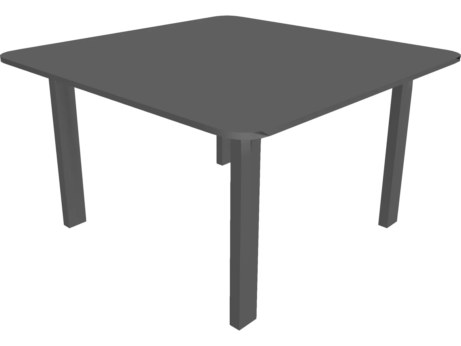 Table Coffee 3D Model main preview