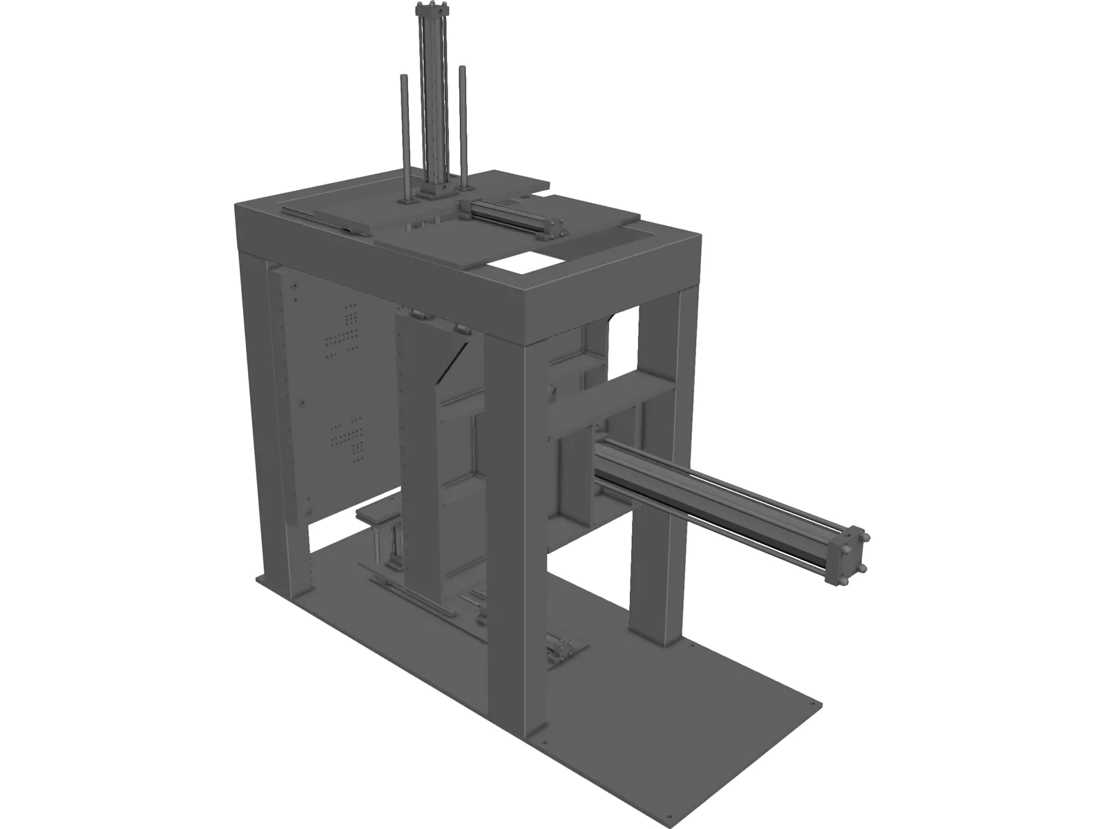 Mold Press 3D Model main preview