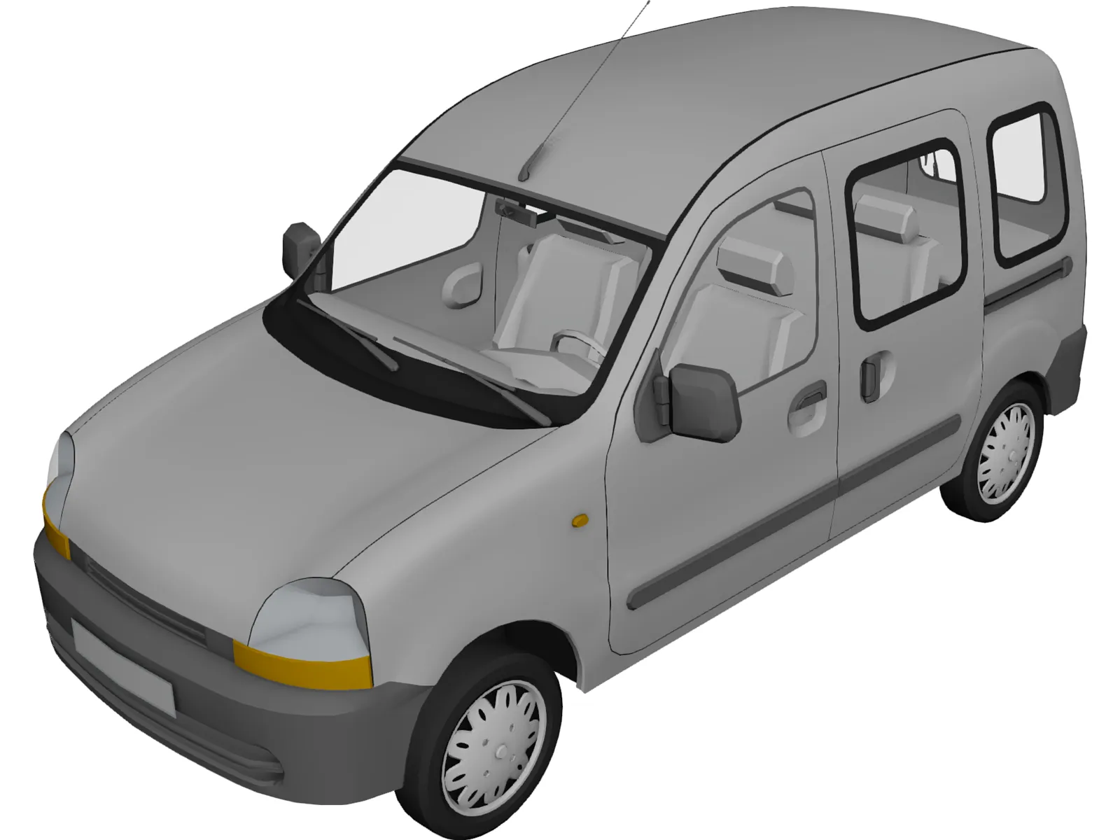 Renault Kangoo Combi 3D Model main preview