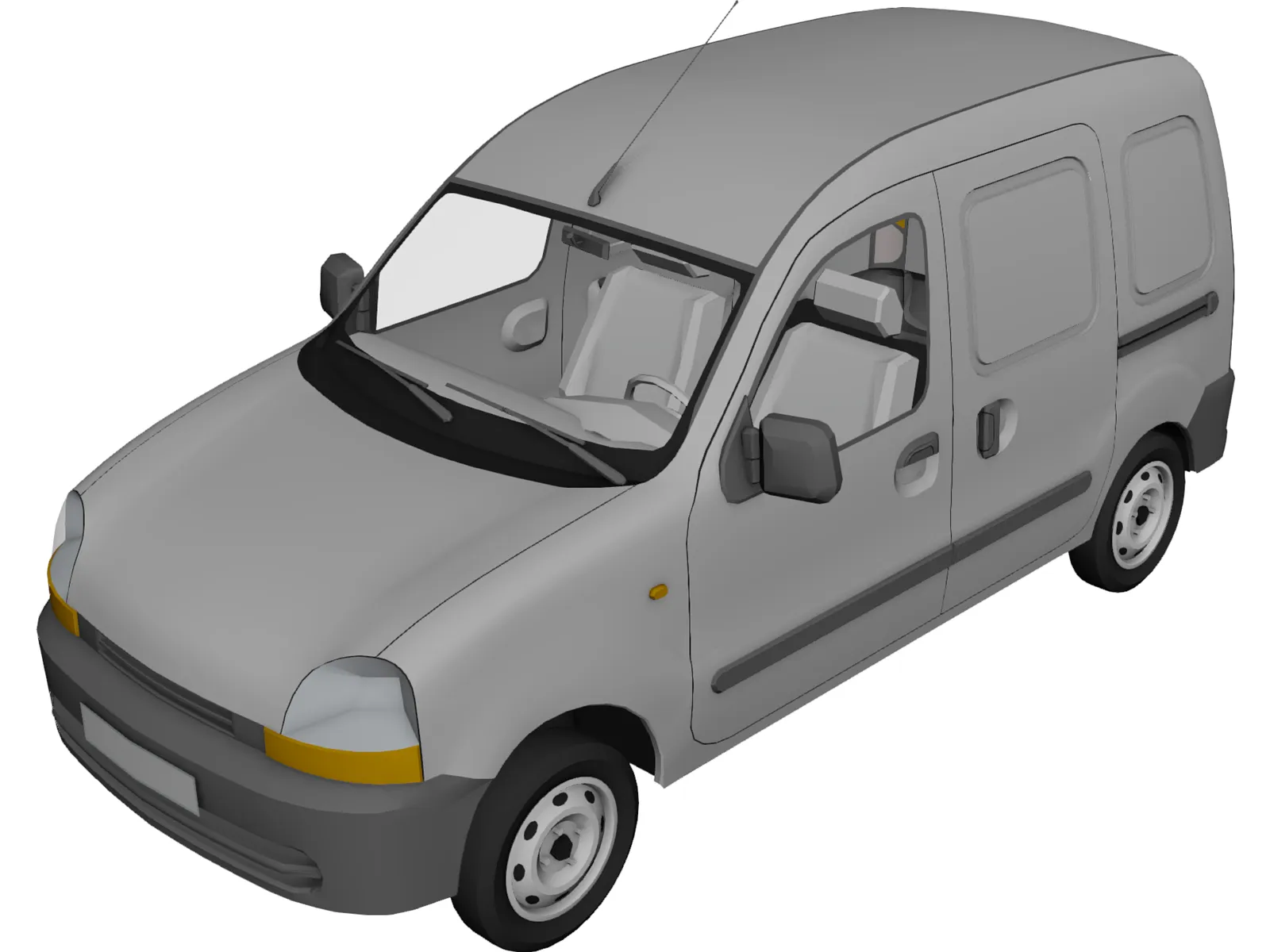 Renault Kangoo Express 3D Model main preview