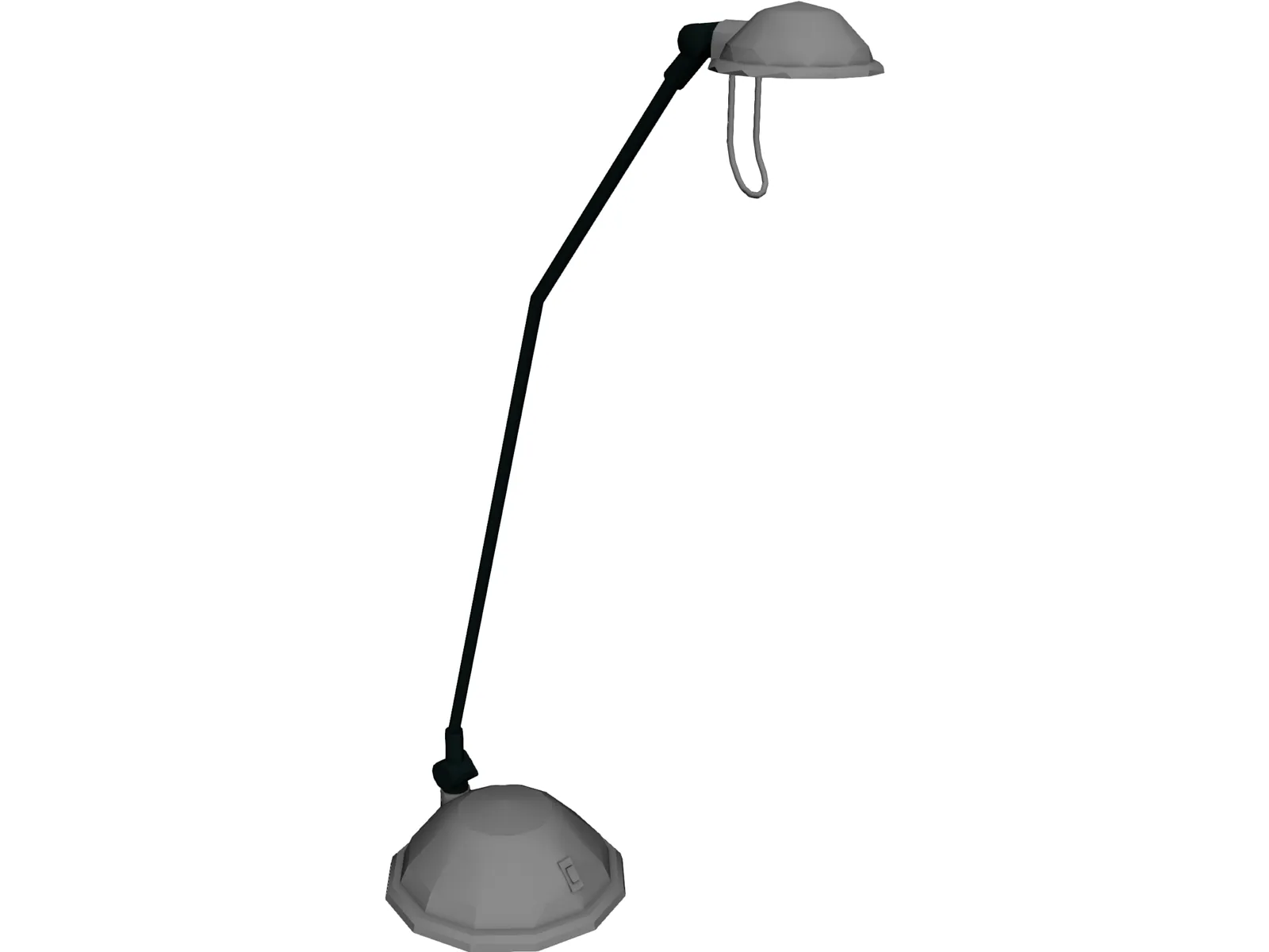 Lamp Desk 3D Model main preview