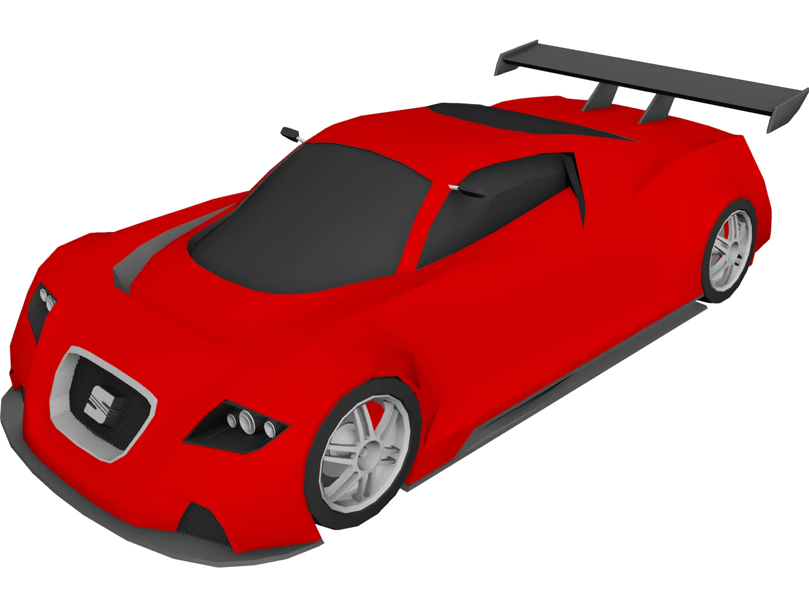 Seat Concept 3D Model main preview