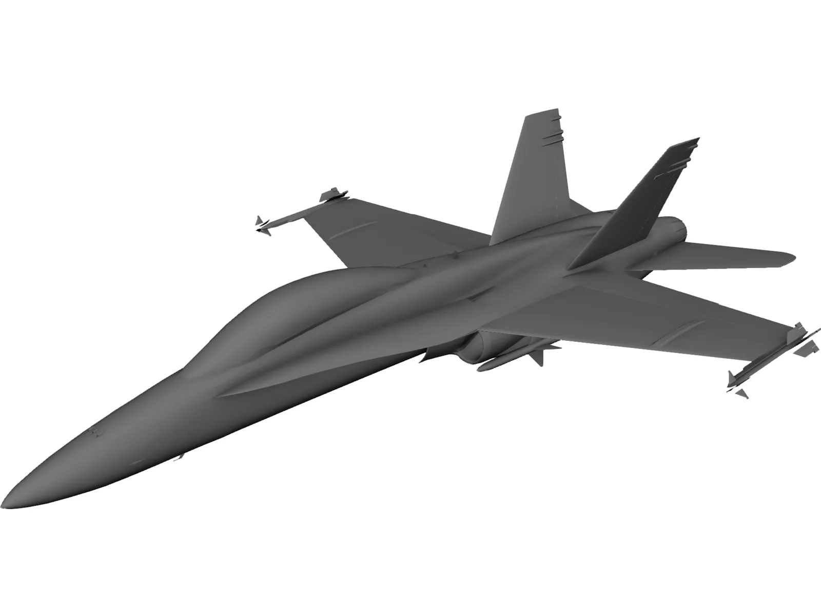 F/A-18C Super Hornet 3D Model main preview
