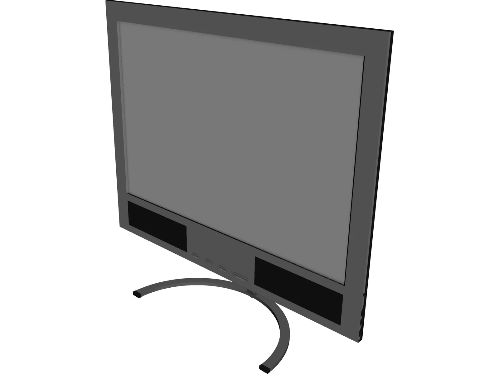 Monitor 3D Model main preview
