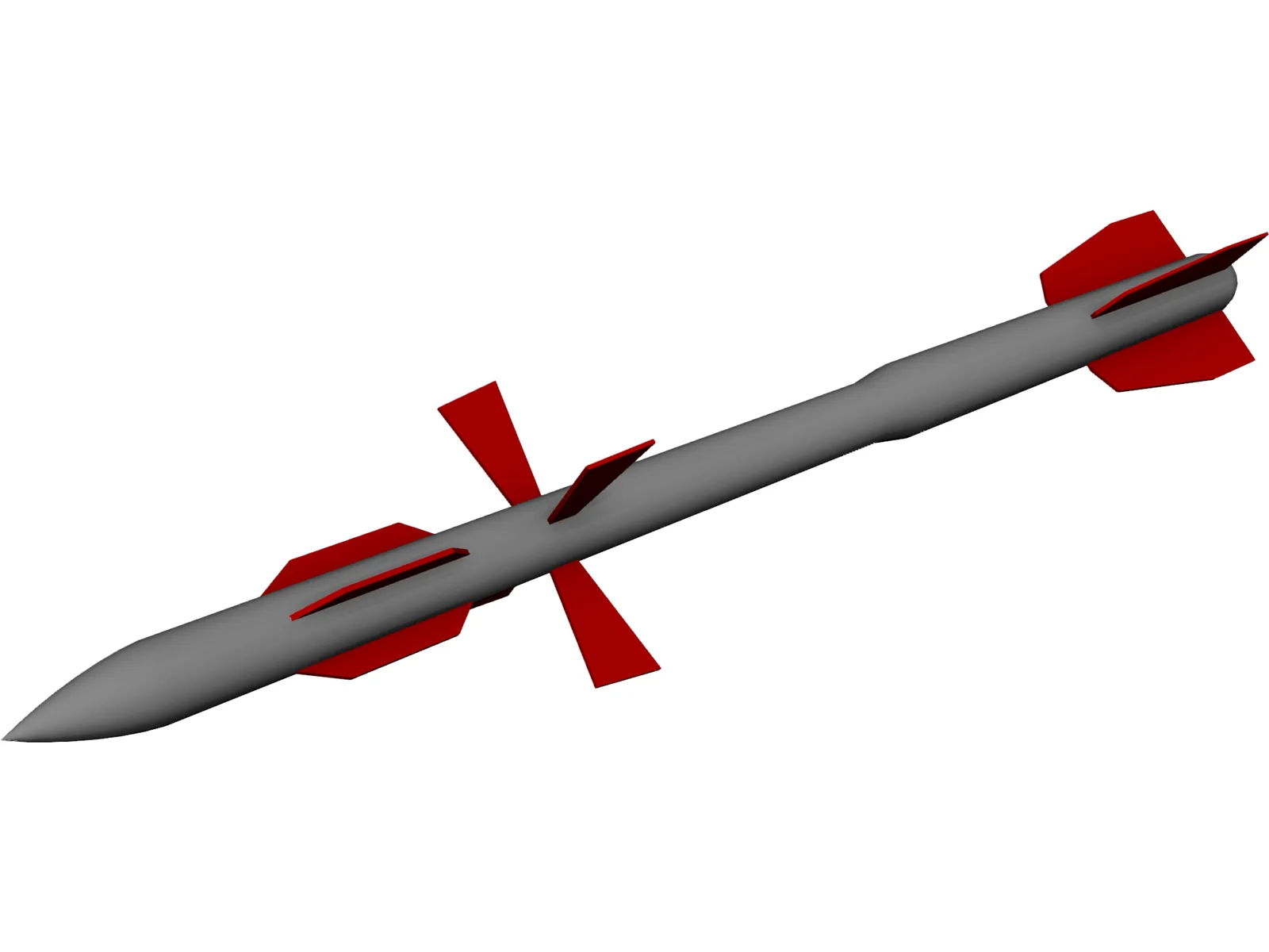 Missile AA10 Alamo 3D Model main preview