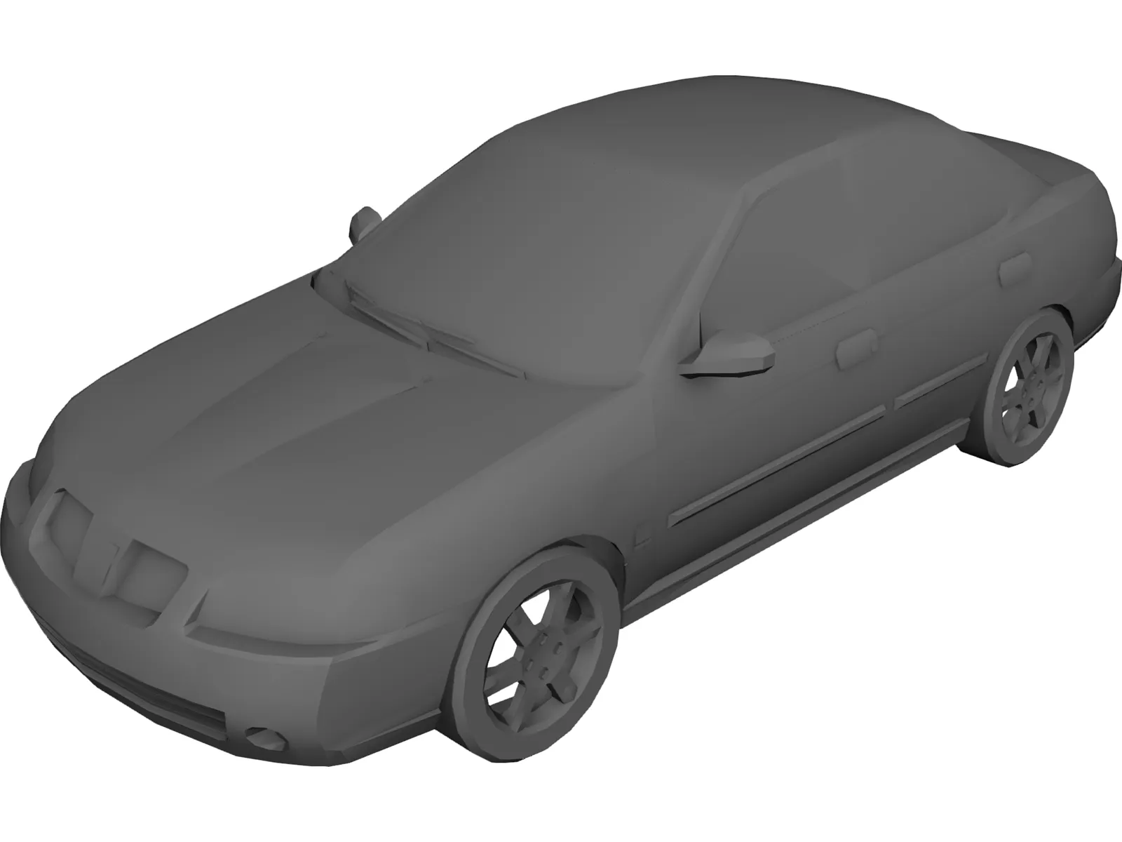 Nissan Sentra (2002) 3D Model main preview