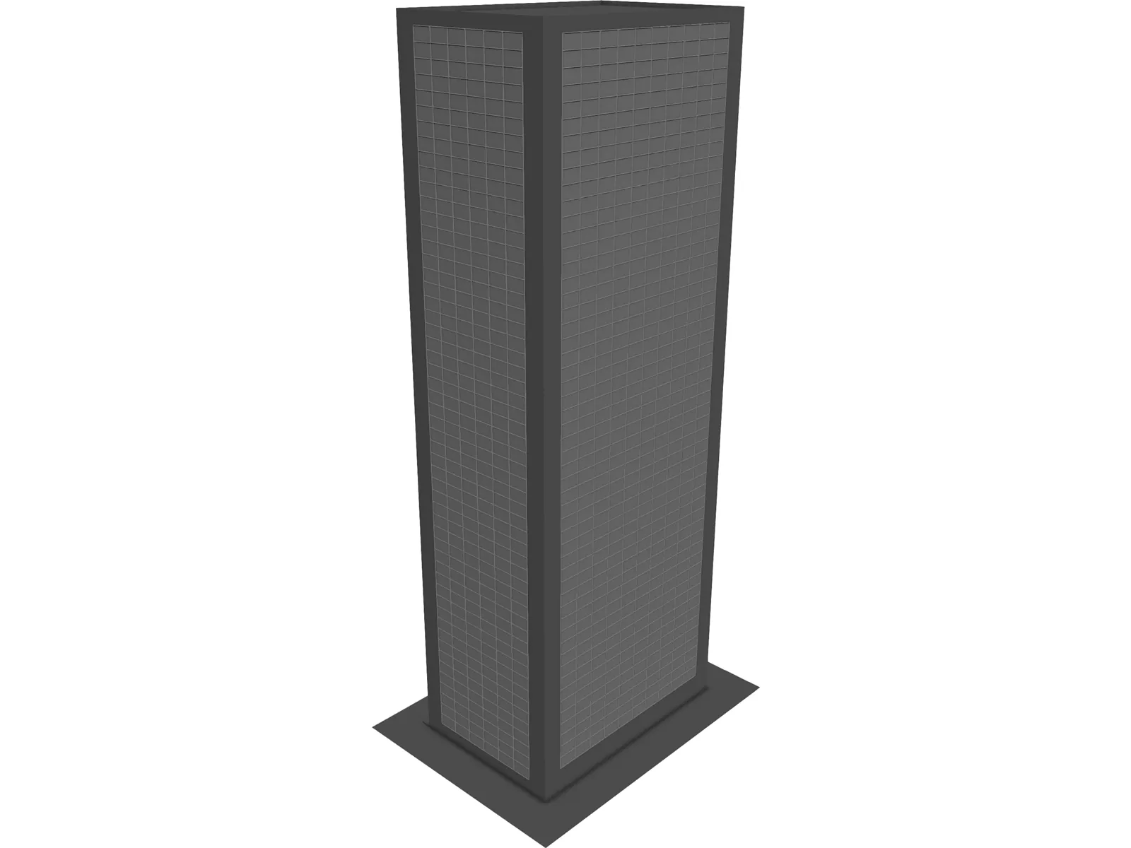 Skyscraper 3D Model main preview