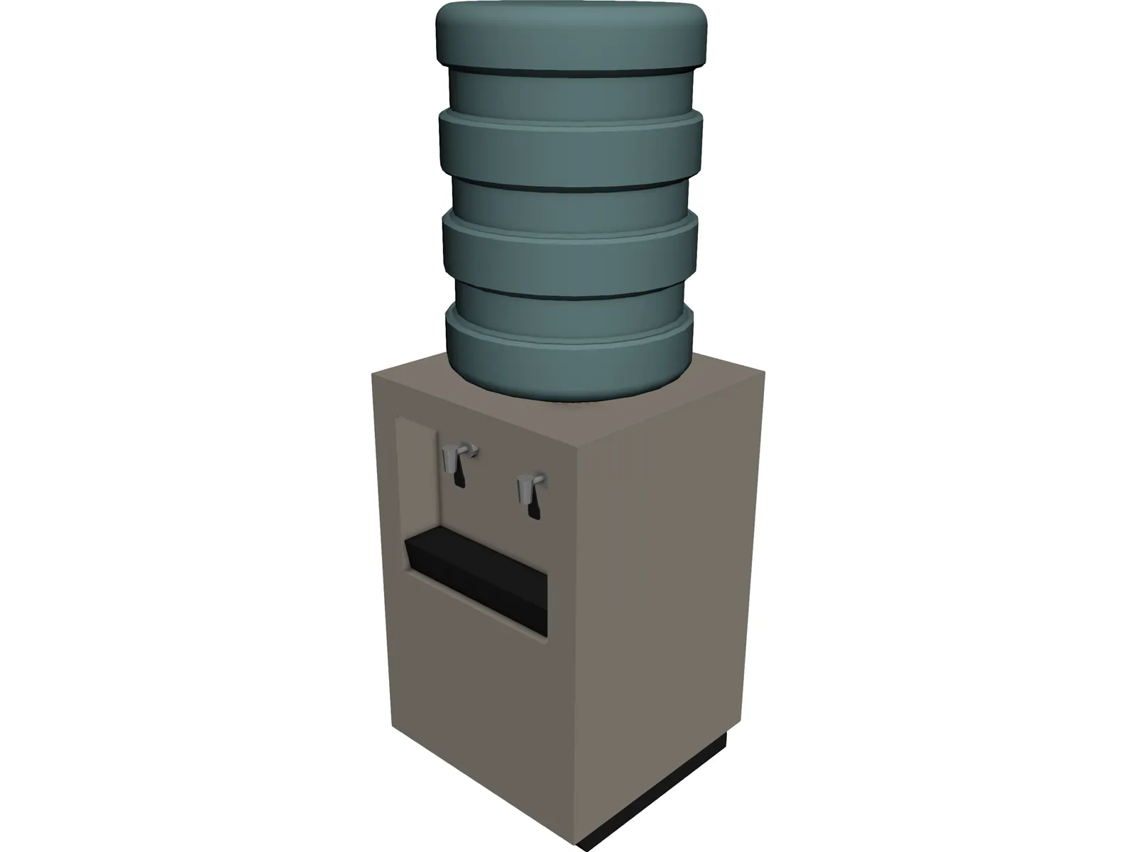 Drinking Fountain 3D Model main preview