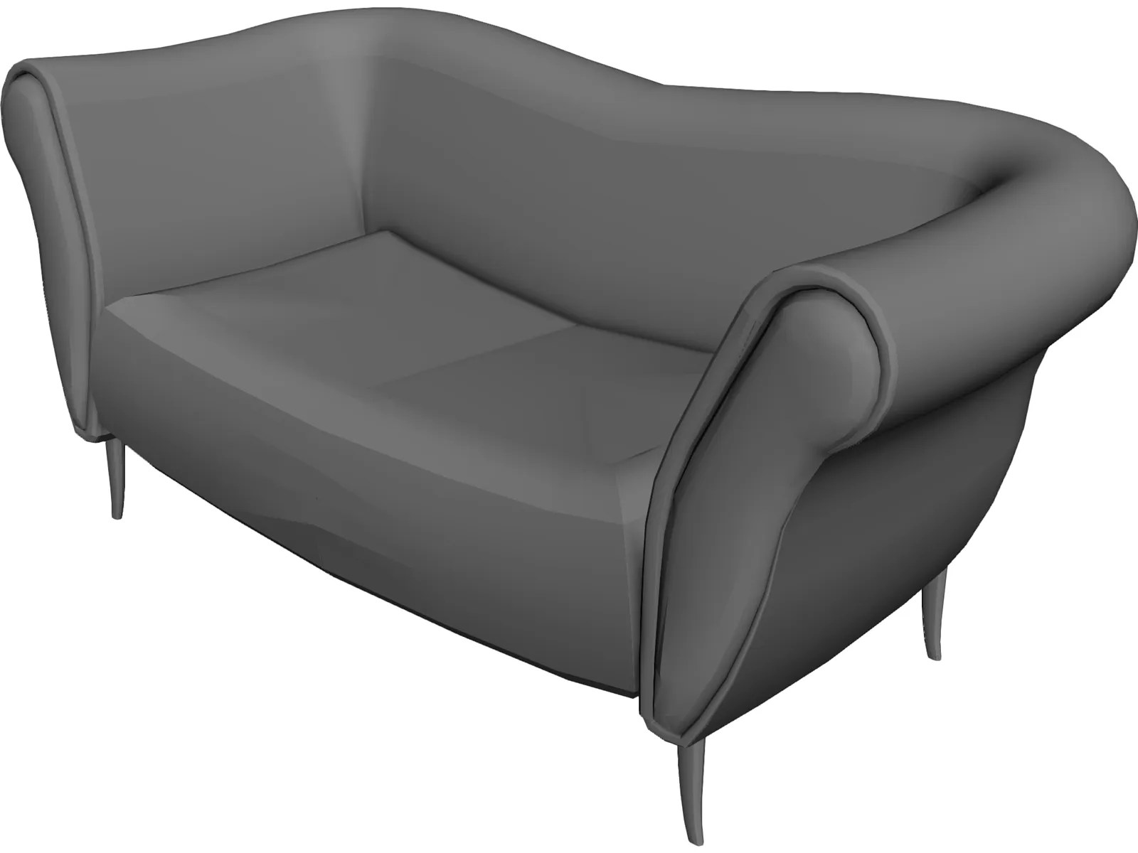 Sofa 3D Model main preview