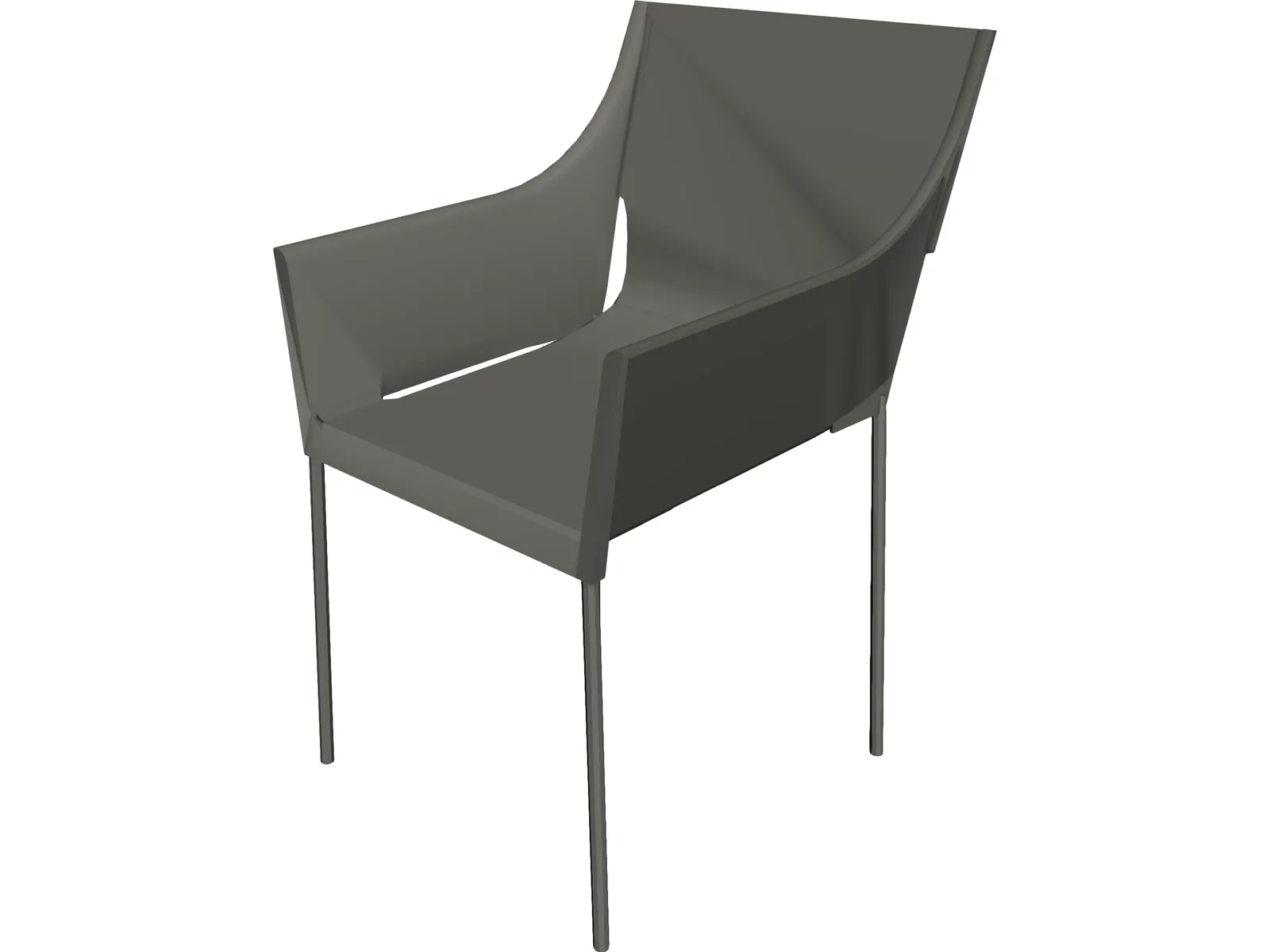 Chair Starck 3D Model main preview