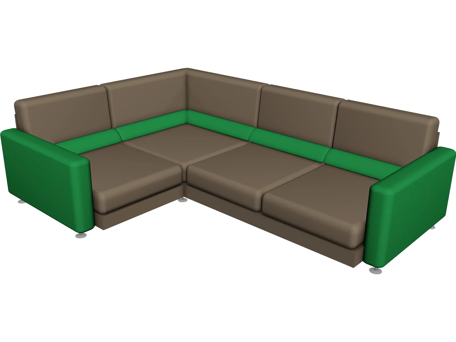 Couch 3D Model main preview