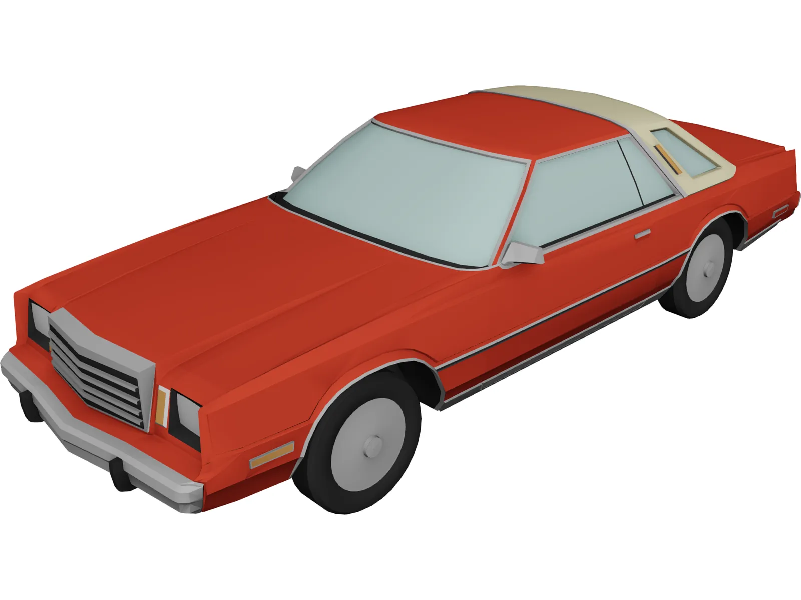 Dodge Mirada (1980) 3D Model main preview