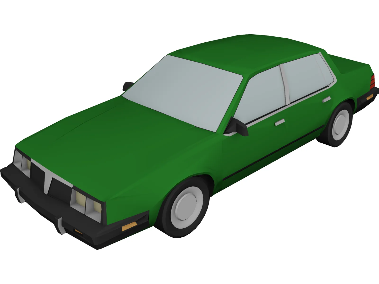 Pontiac 6000 (1984) 3D Model main preview