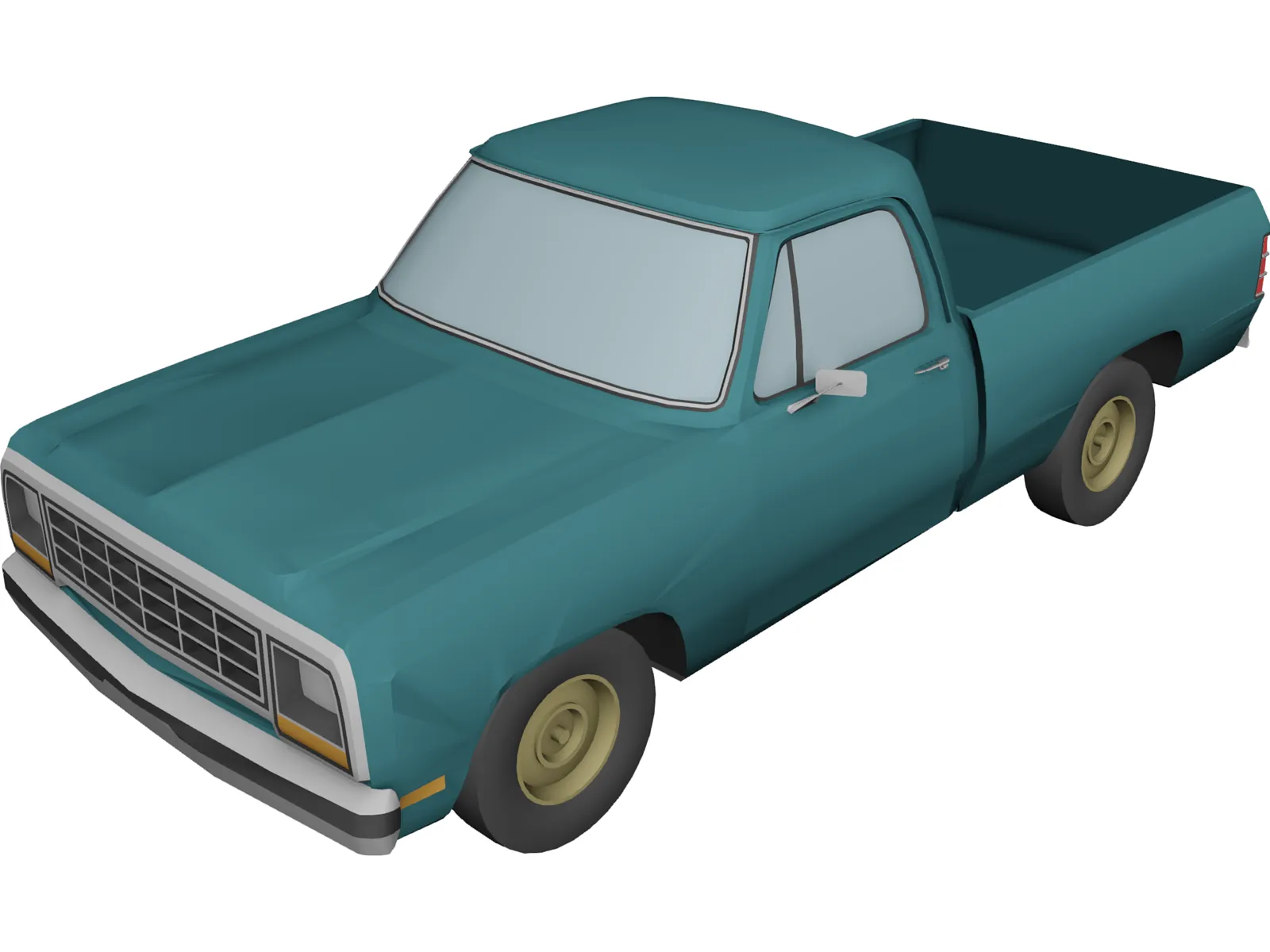 Dodge Ram (1984) 3D Model main preview