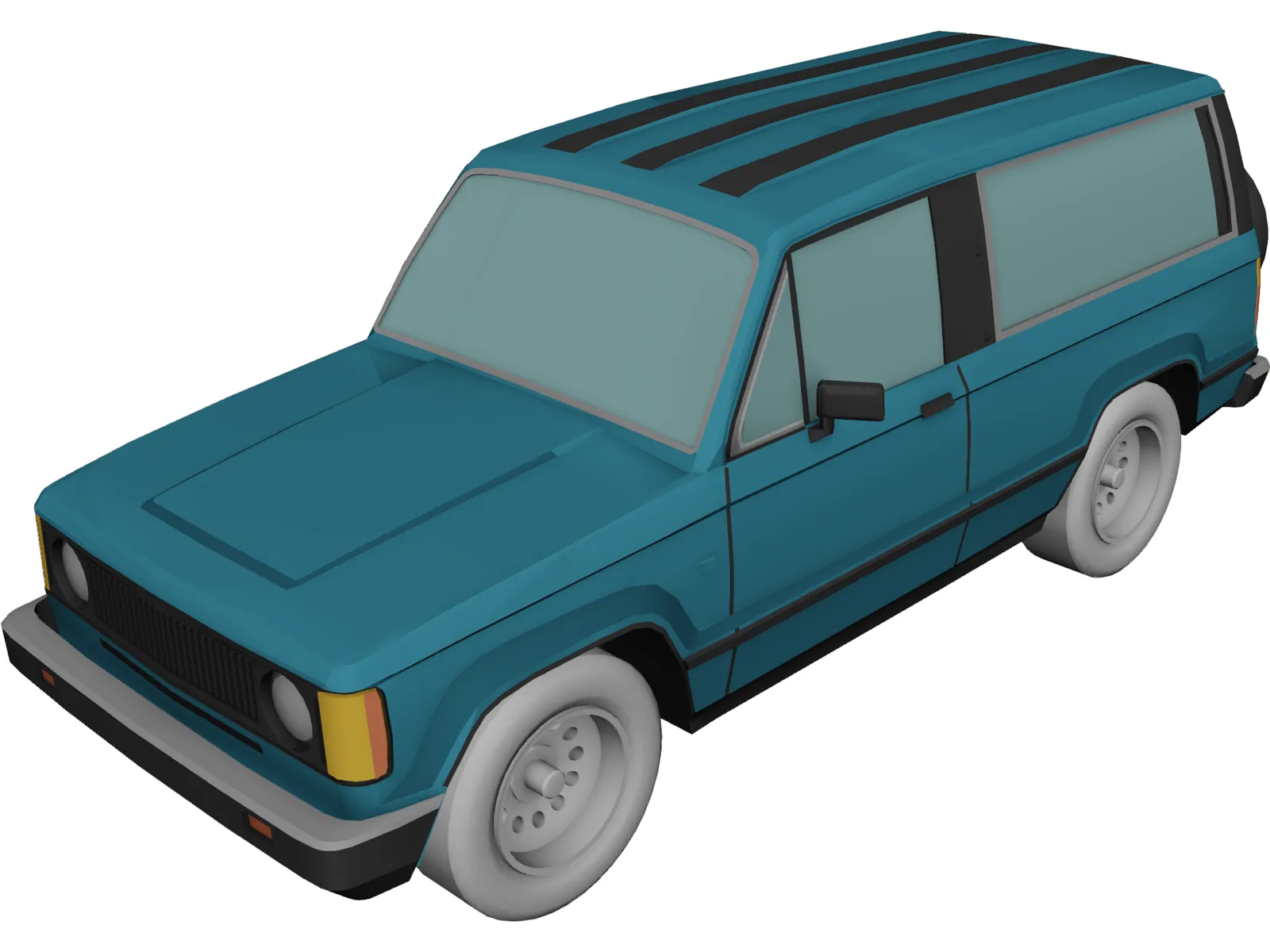 Isuzu Trooper (1986) 3D Model main preview