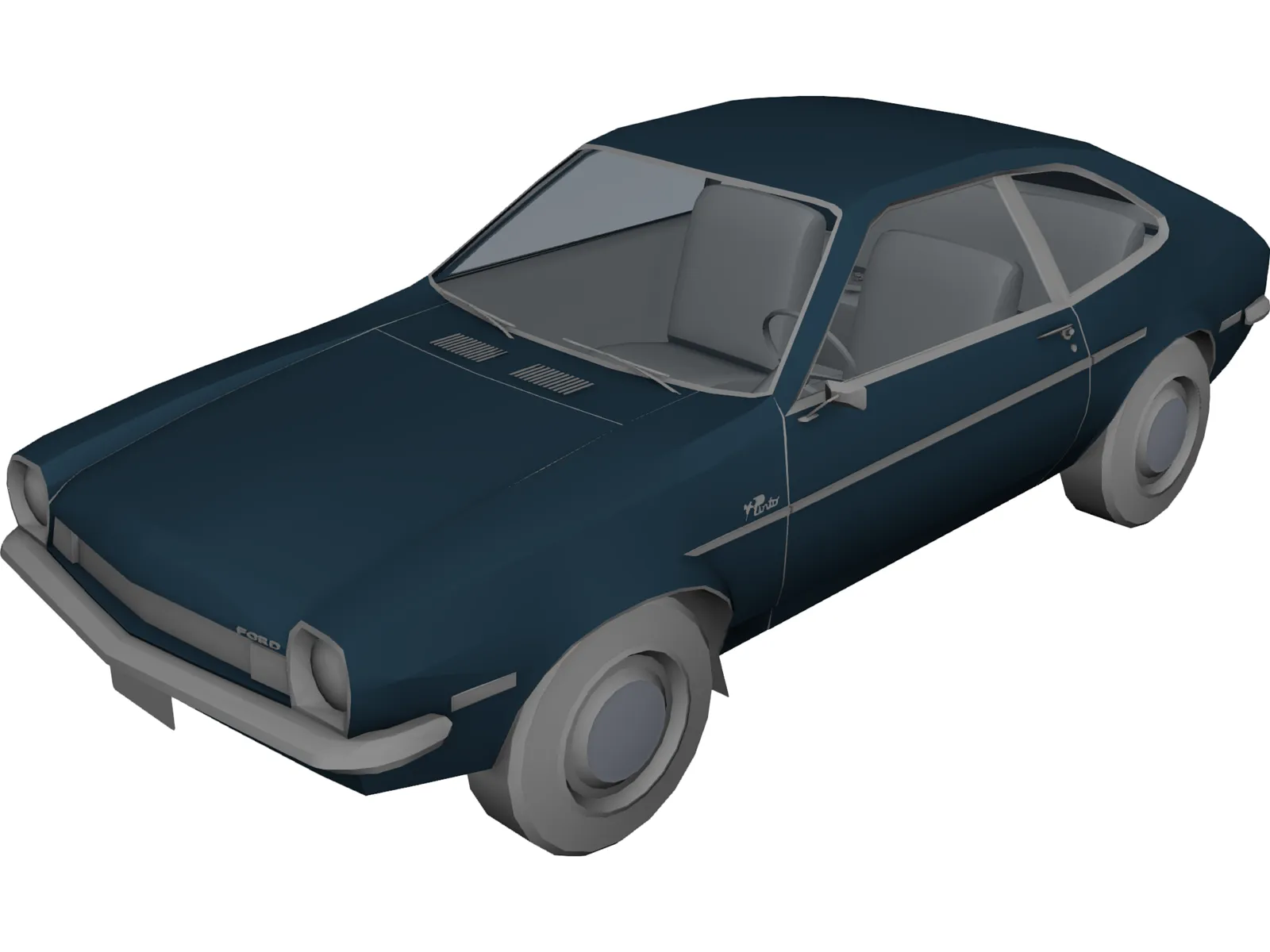Ford Pinto (1973) 3D Model main preview
