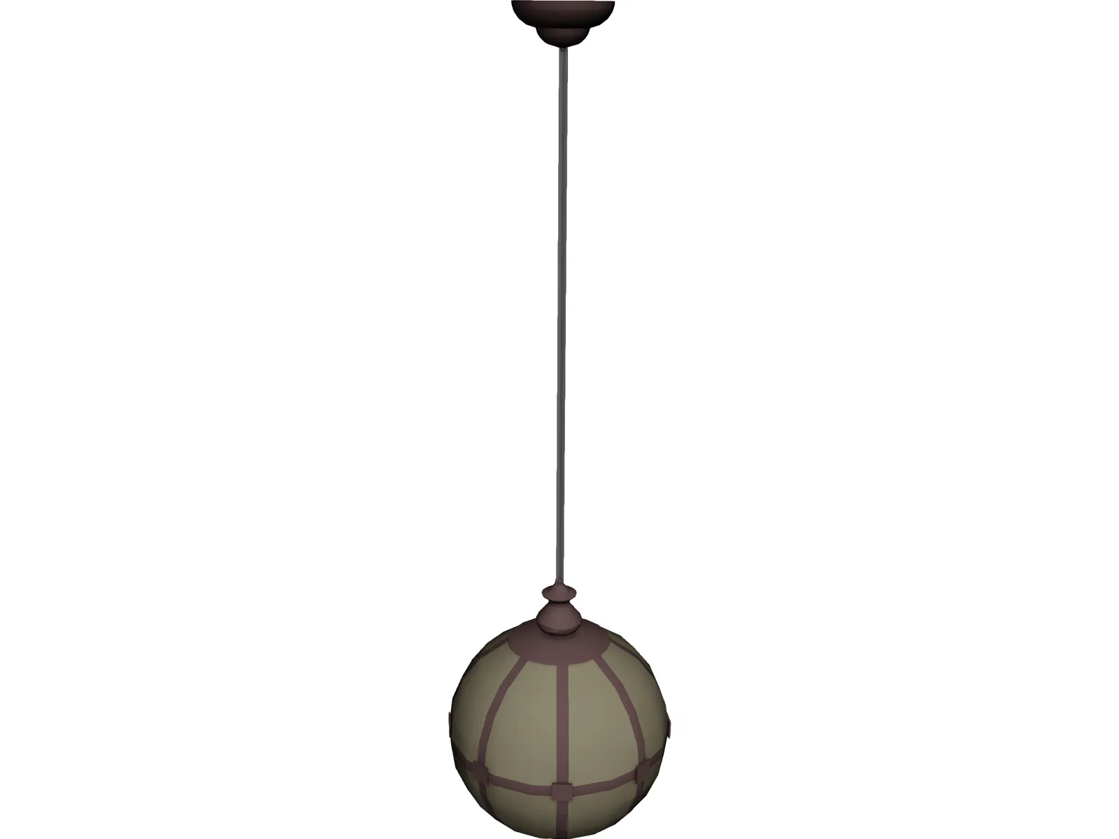 Pendant Private Princeton 3D Model main preview