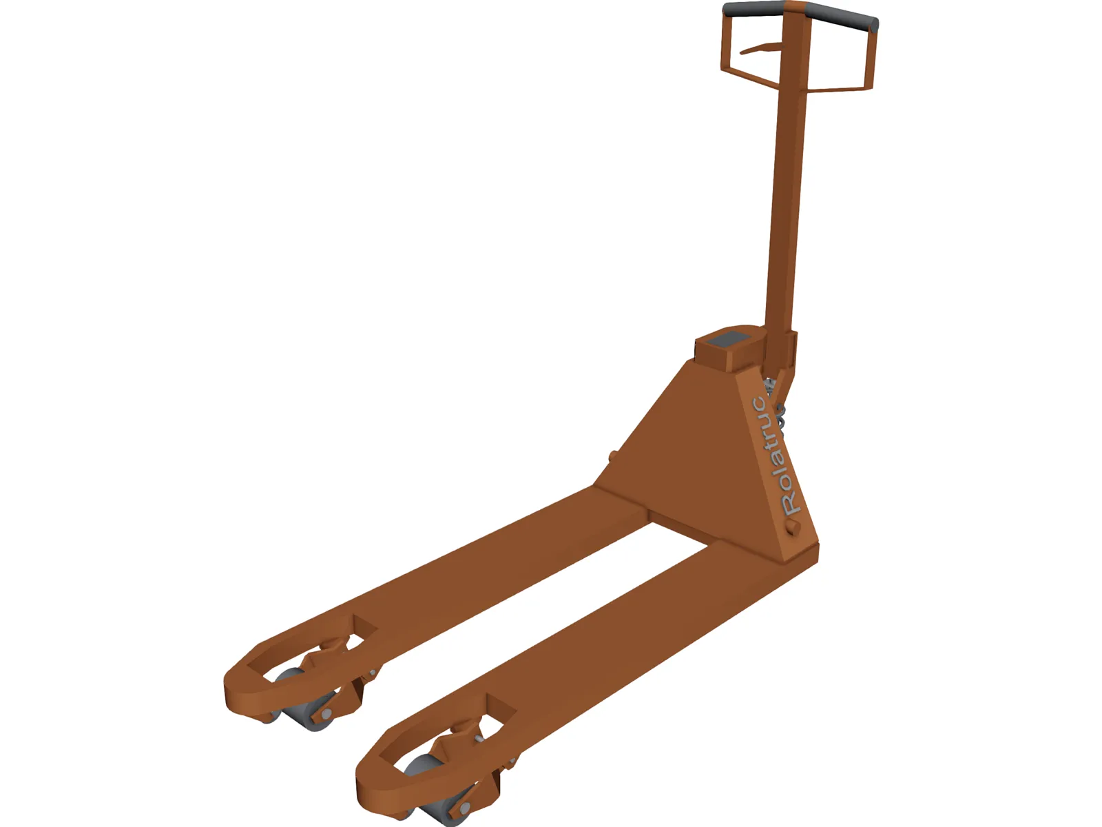 Pump Track 3D Model main preview