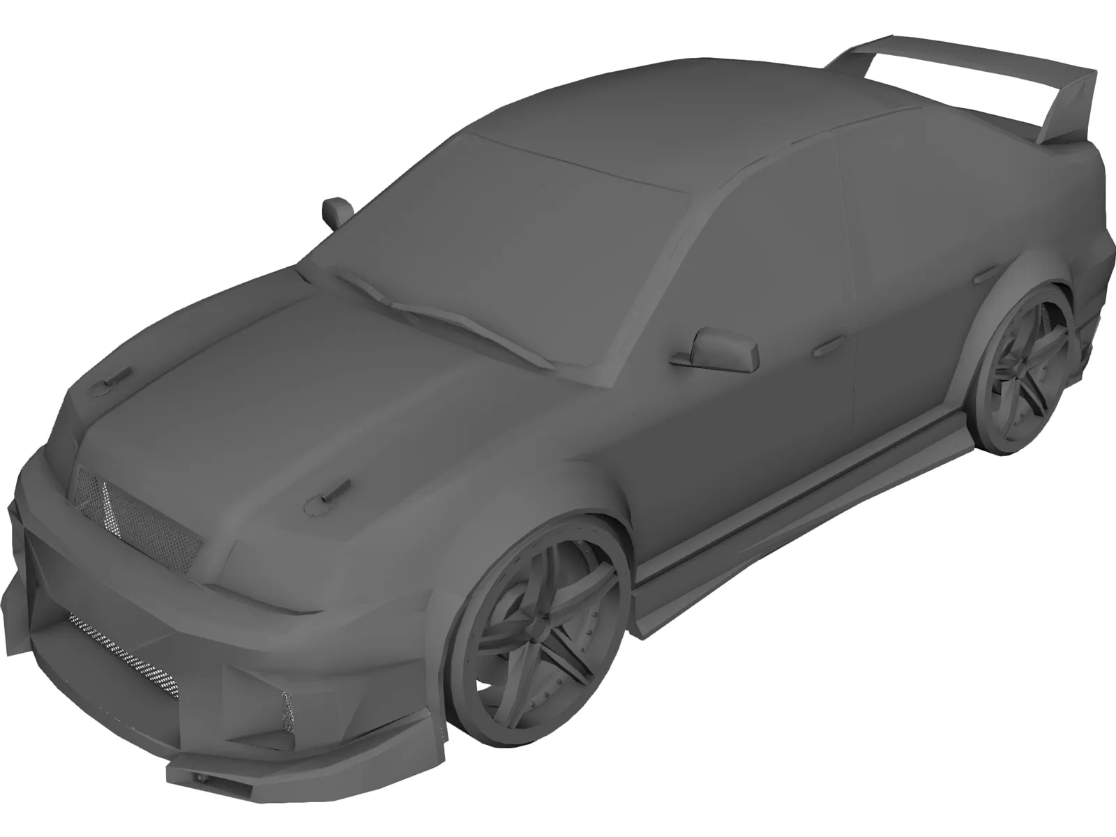 Volkswagen Bora RS [Tuned] 3D Model main preview
