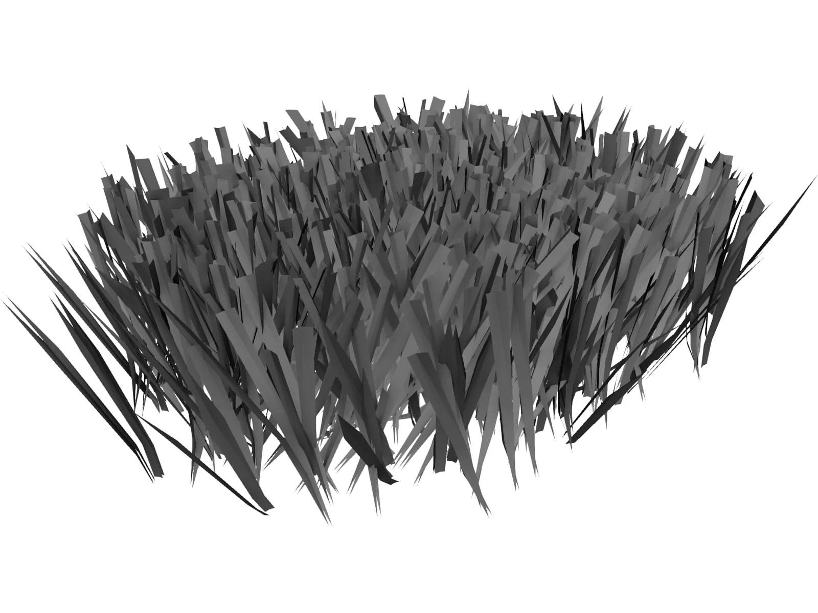 Grass 3D Model main preview