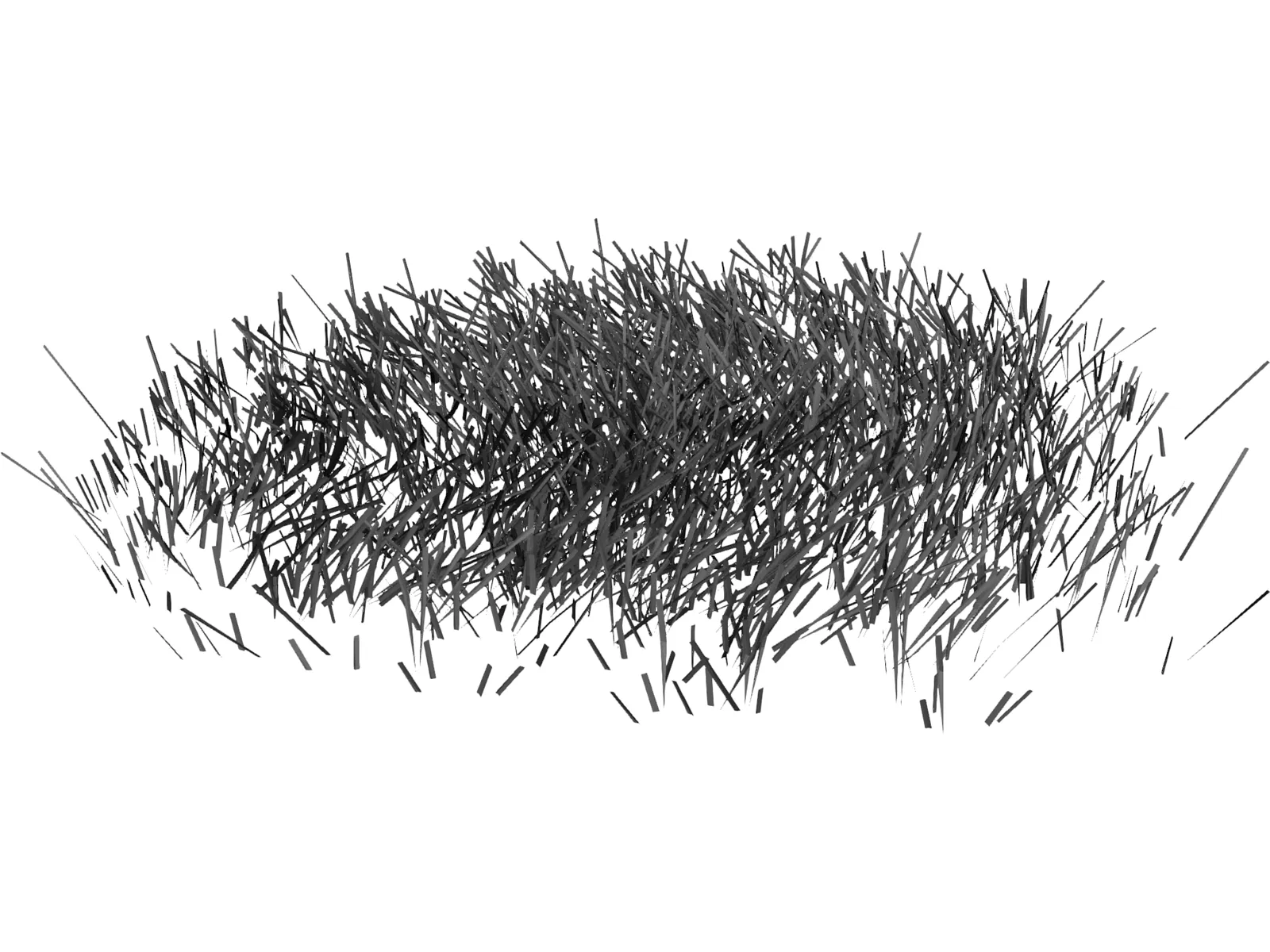 Grass 3D Model main preview