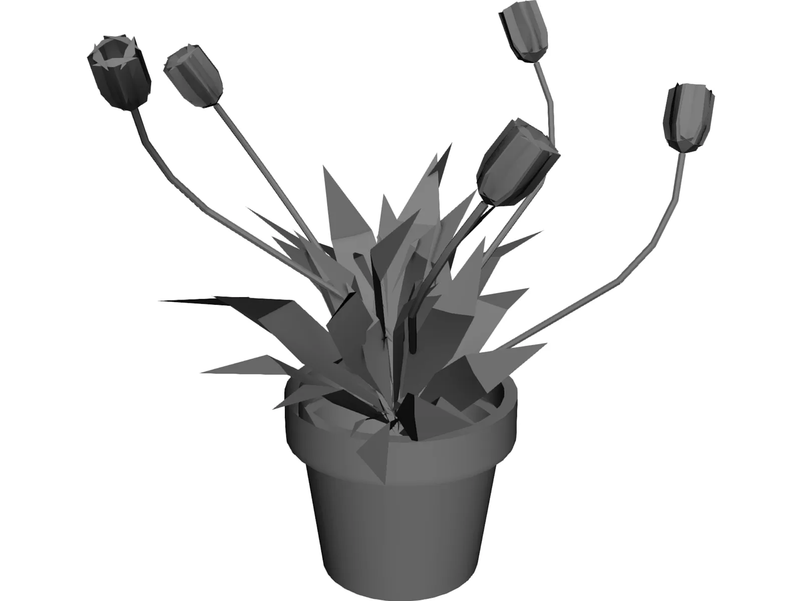 Dandelion 3D Model main preview
