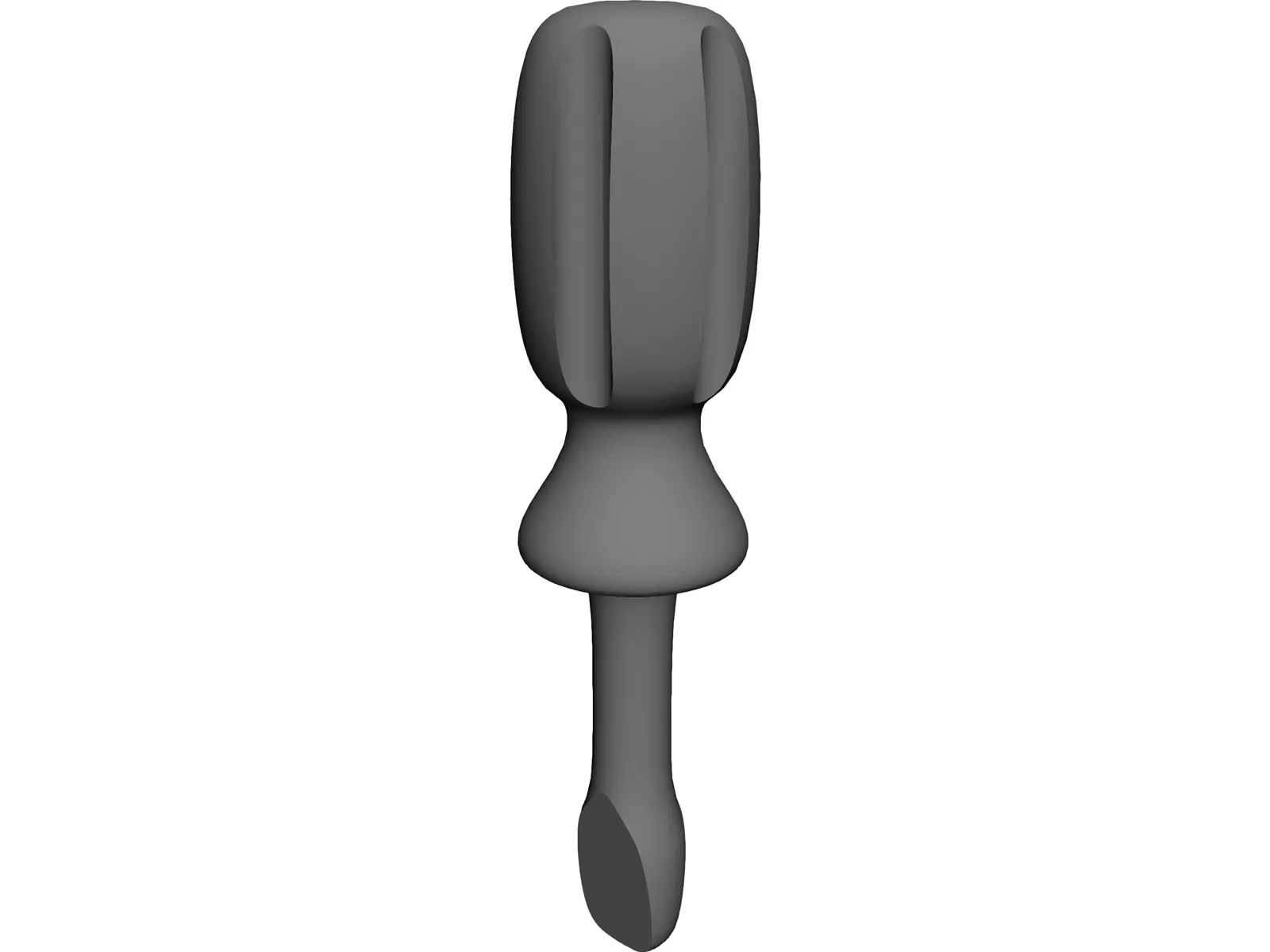 Toy Screwdriver 3D Model main preview