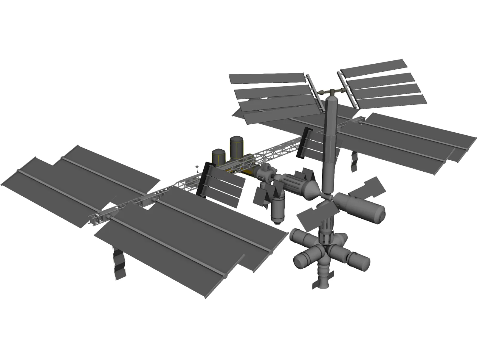 International Space Station 3D Model main preview