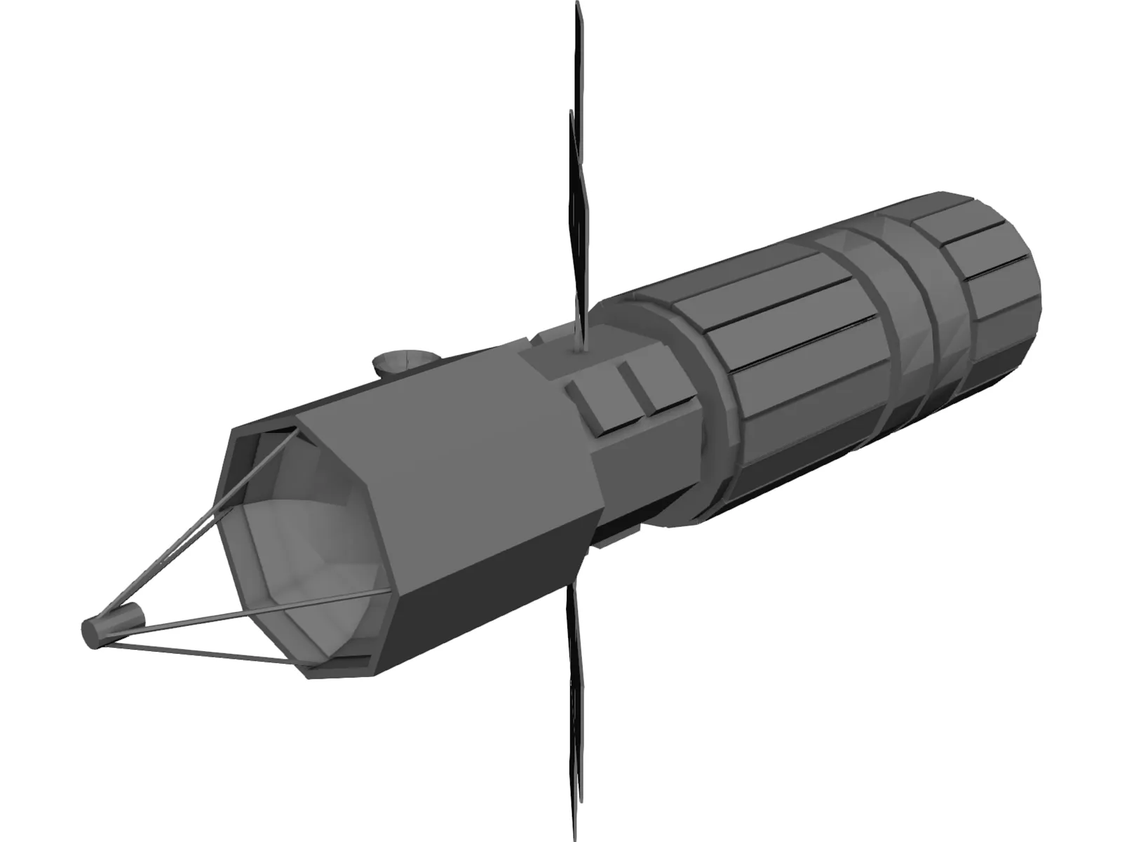Satellite Zenith 3D Model main preview