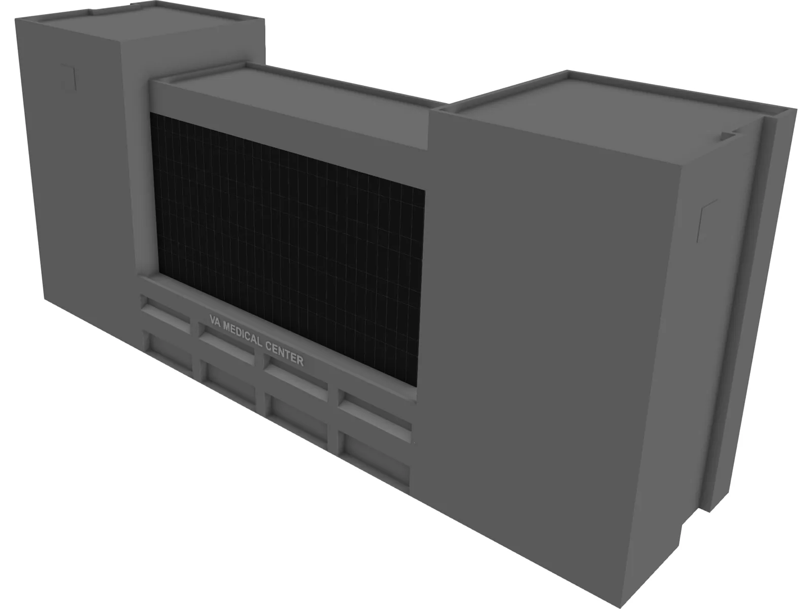 VA Medical Center 3D Model main preview
