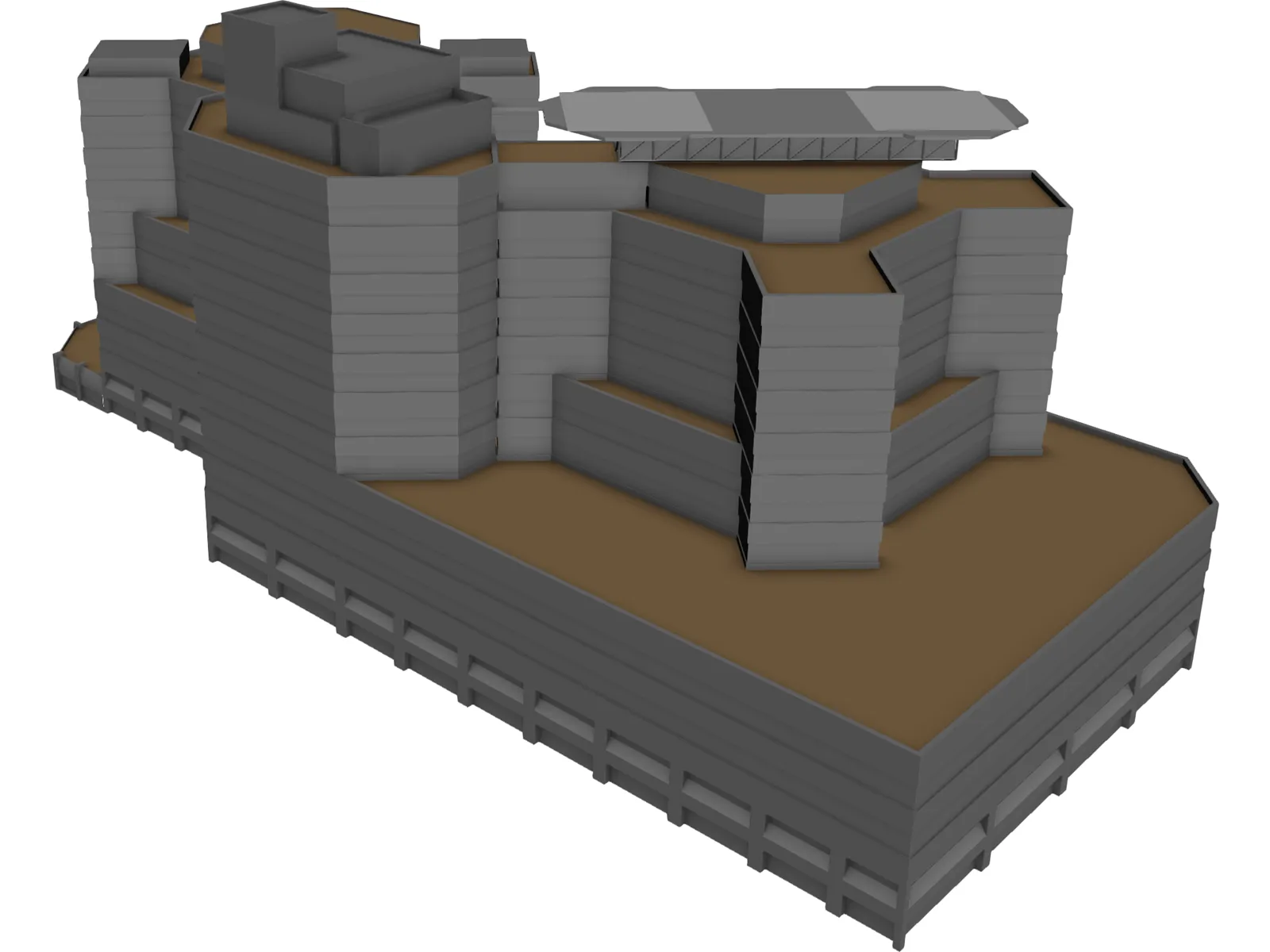 Hospital 3D Model main preview