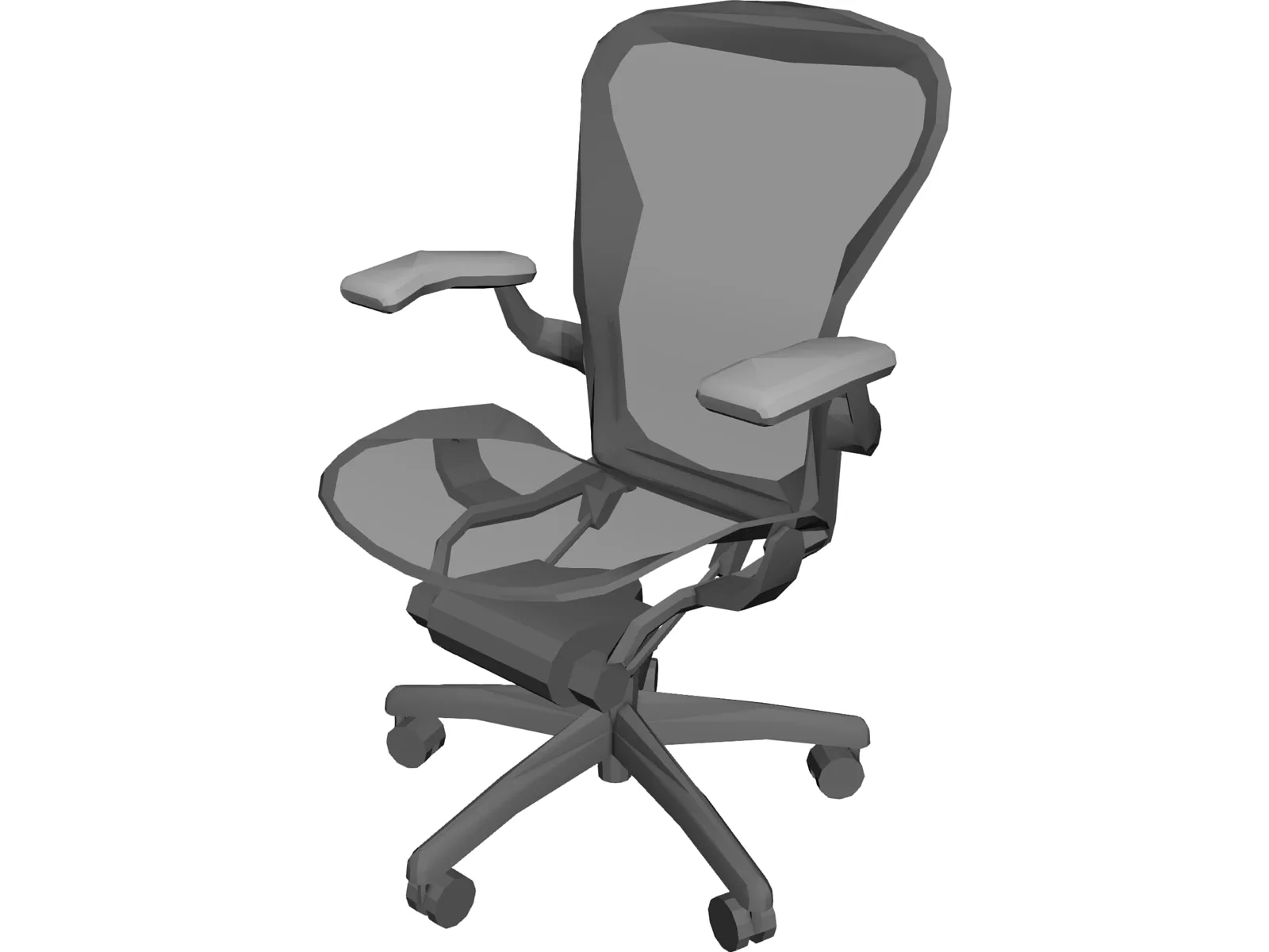 Aeron Chair 3D Model main preview