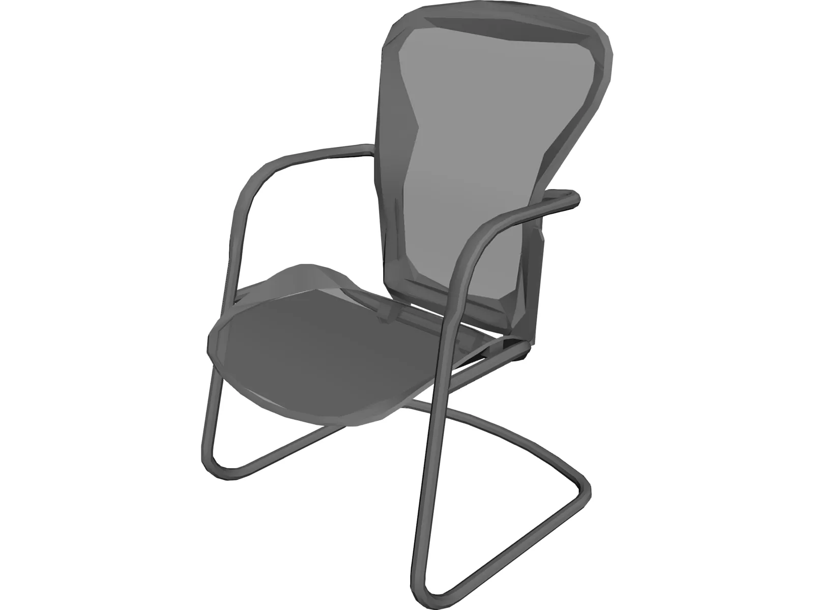 Aeron Task Chair 3D Model main preview
