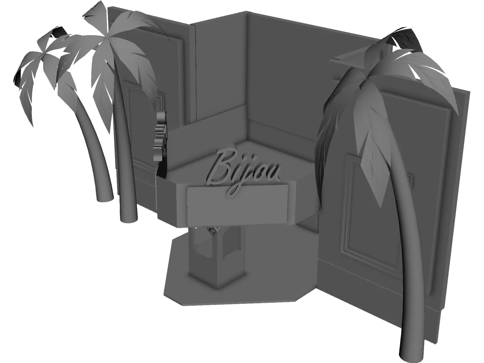 Bijou Theater 3D Model main preview