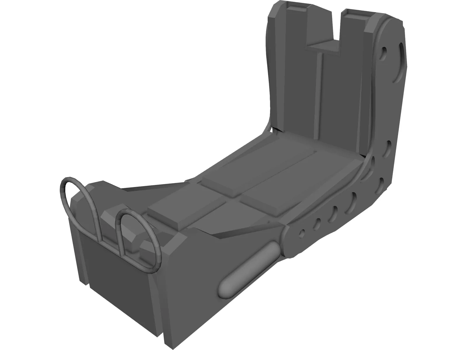 Ejection Seat 3D Model main preview