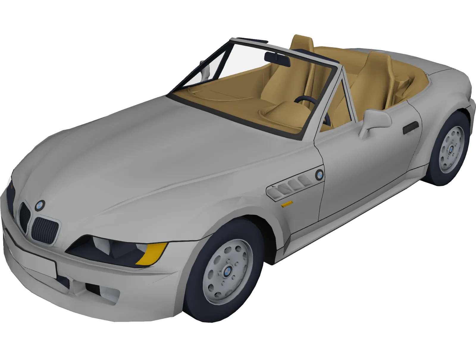 BMW Z3 3D Model main preview