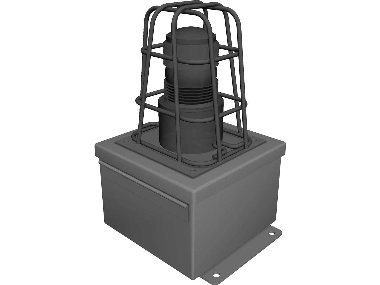 Strobe Light 3D Model main preview