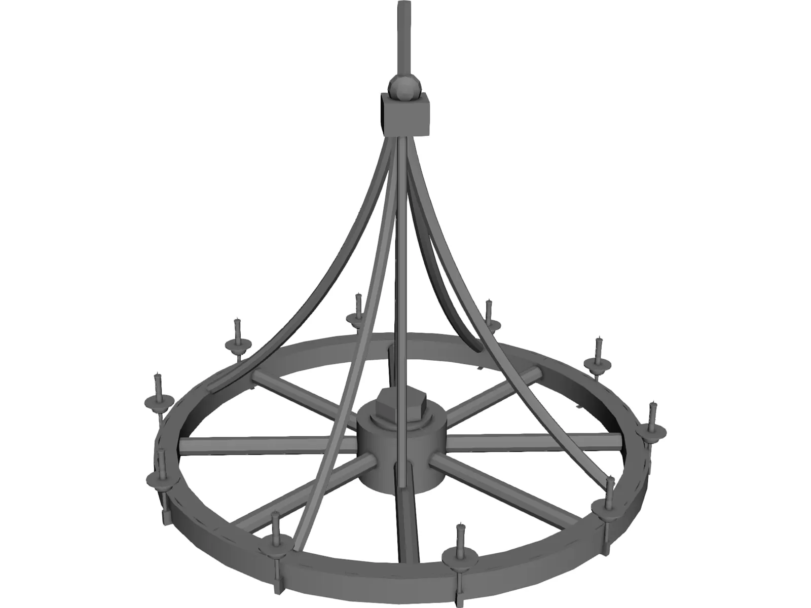 Lustre Far-West 3D Model main preview
