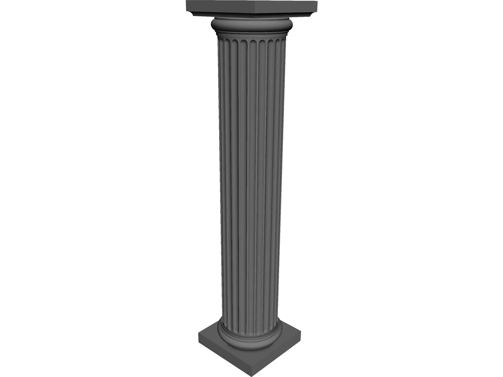 Column 3D Model main preview