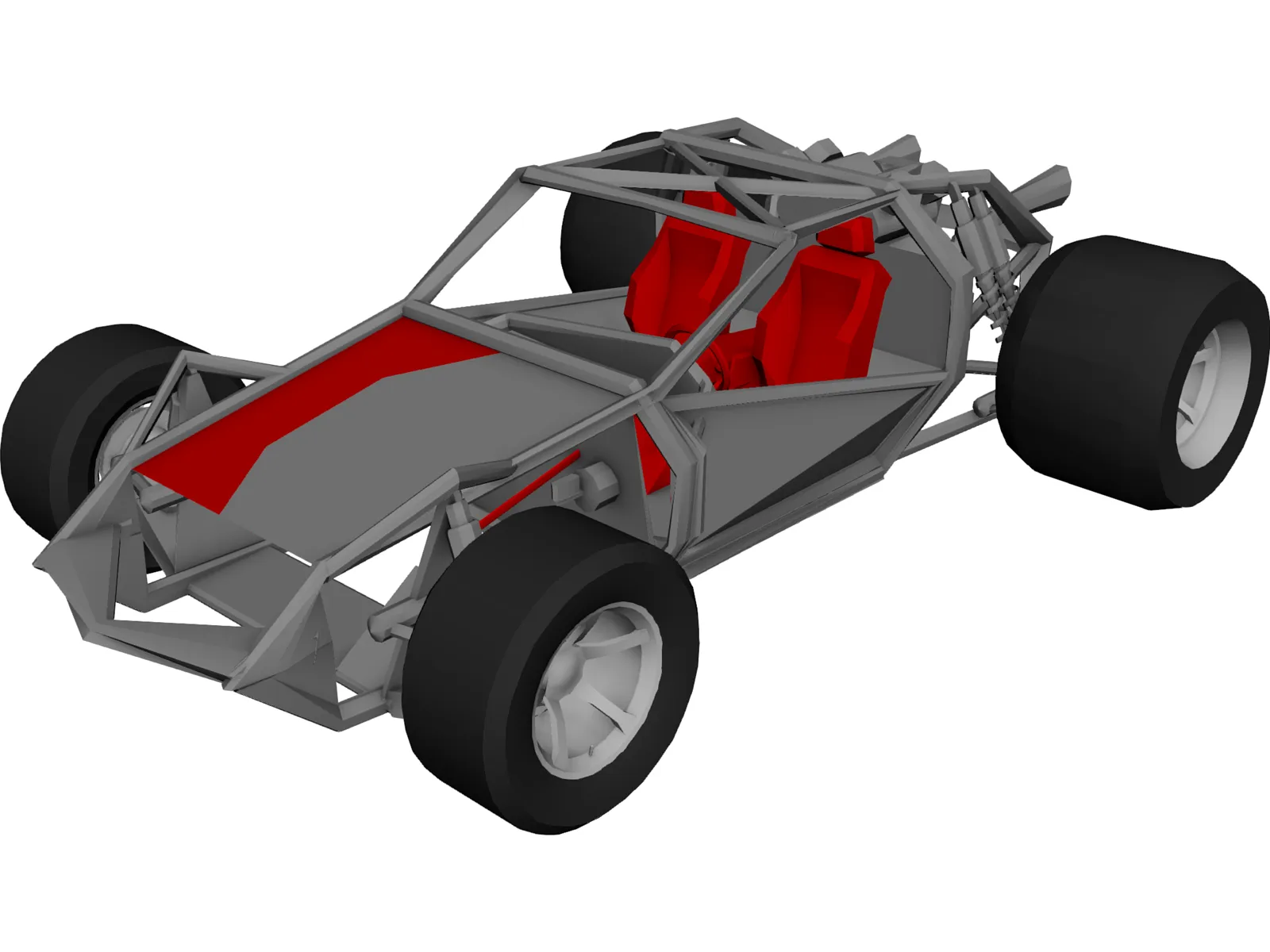 Dune Buggy 3D Model main preview