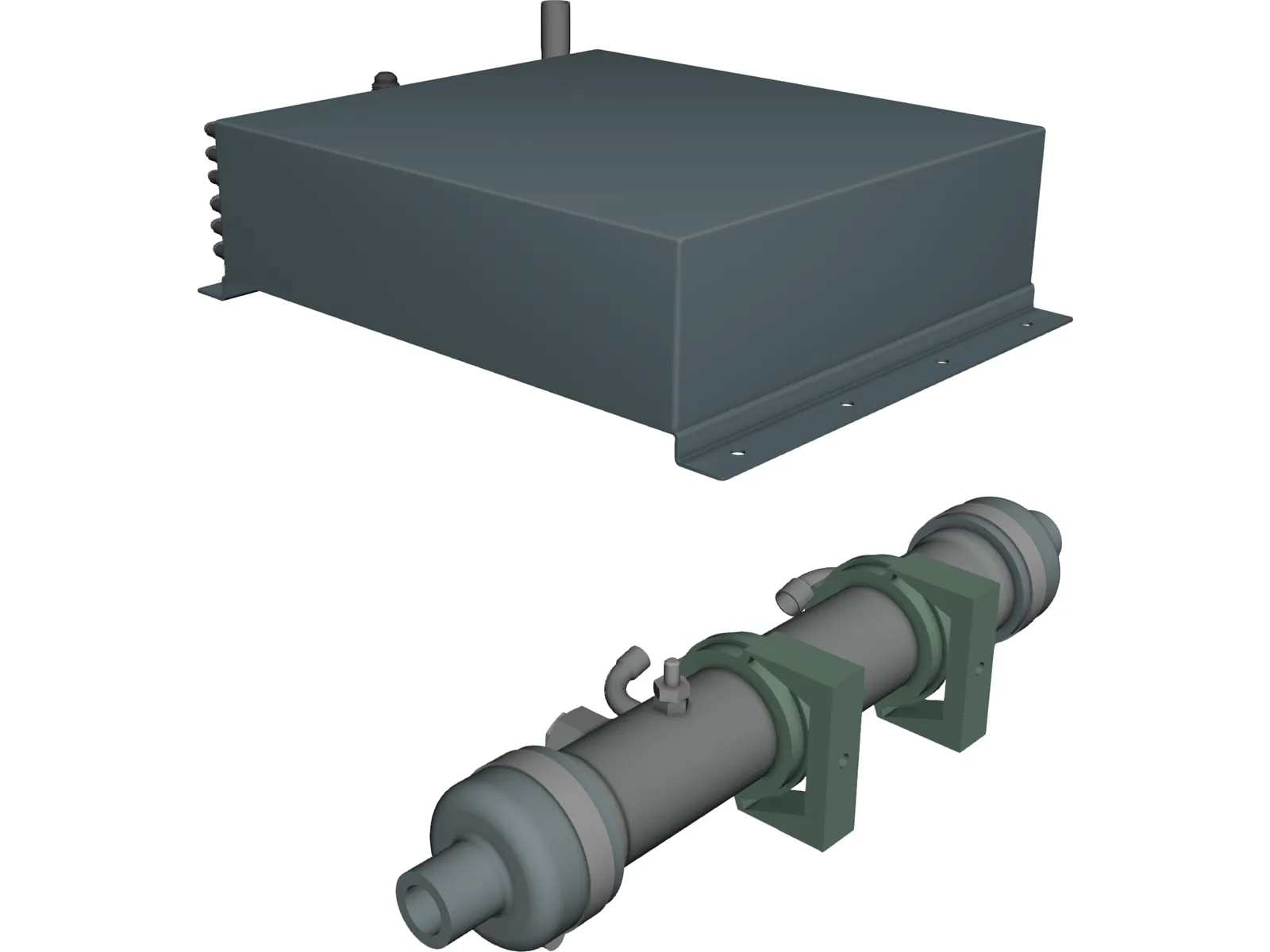 AC&R Evaperator and Condenser 3D Model main preview
