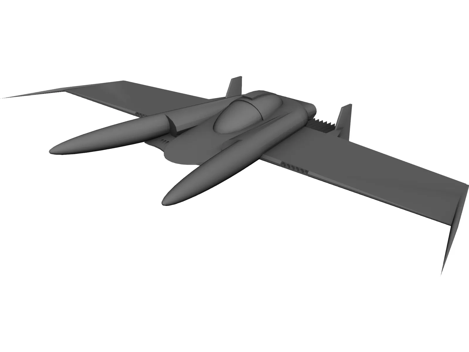 IronSide Winged Mech 3D Model main preview