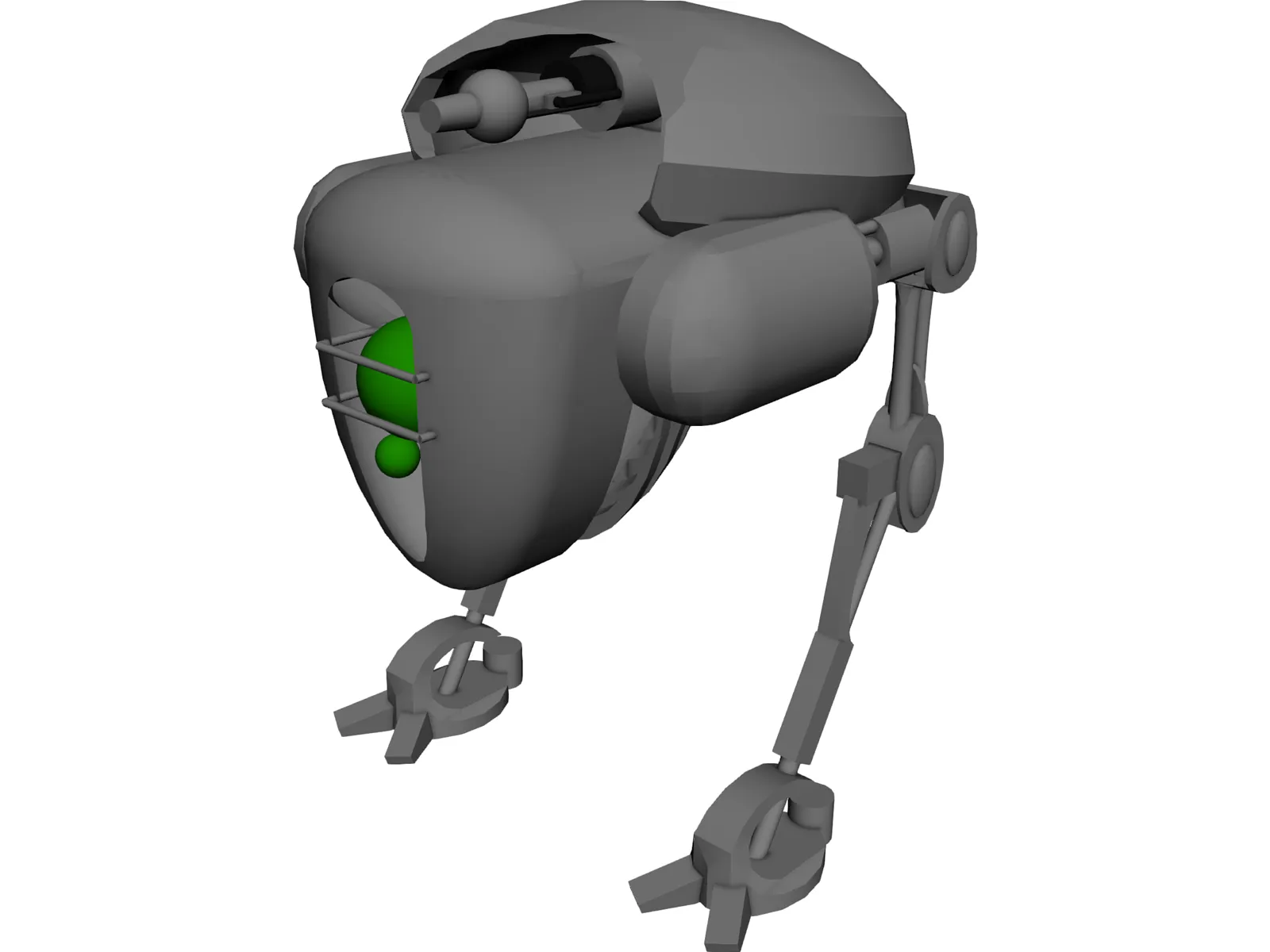 Martian Bombard 3D Model main preview