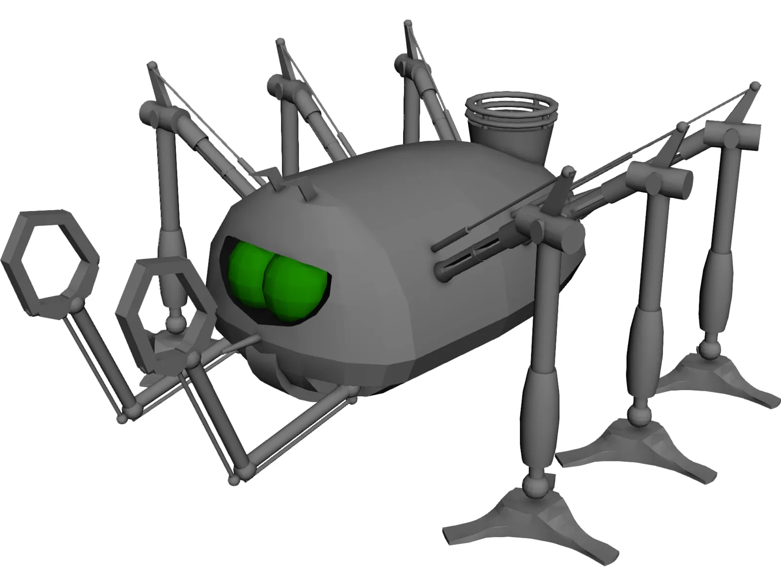 Martian Handling Machine 3D Model main preview