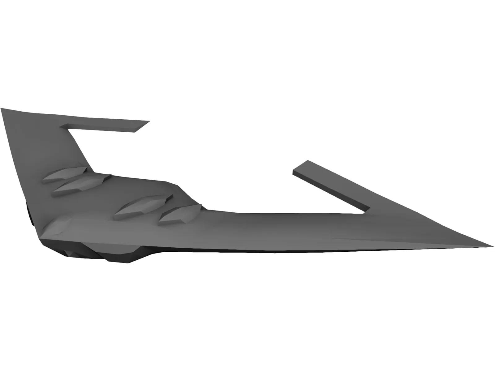 B-2 Stealth Bomber 3D Model main preview