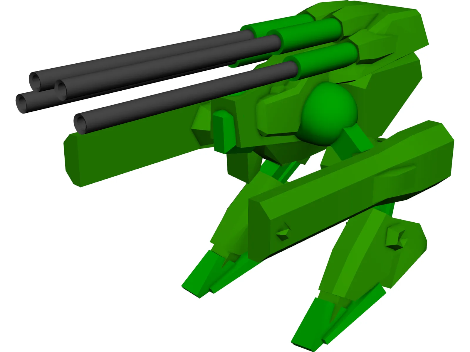 MAC II Monster 3D Model main preview