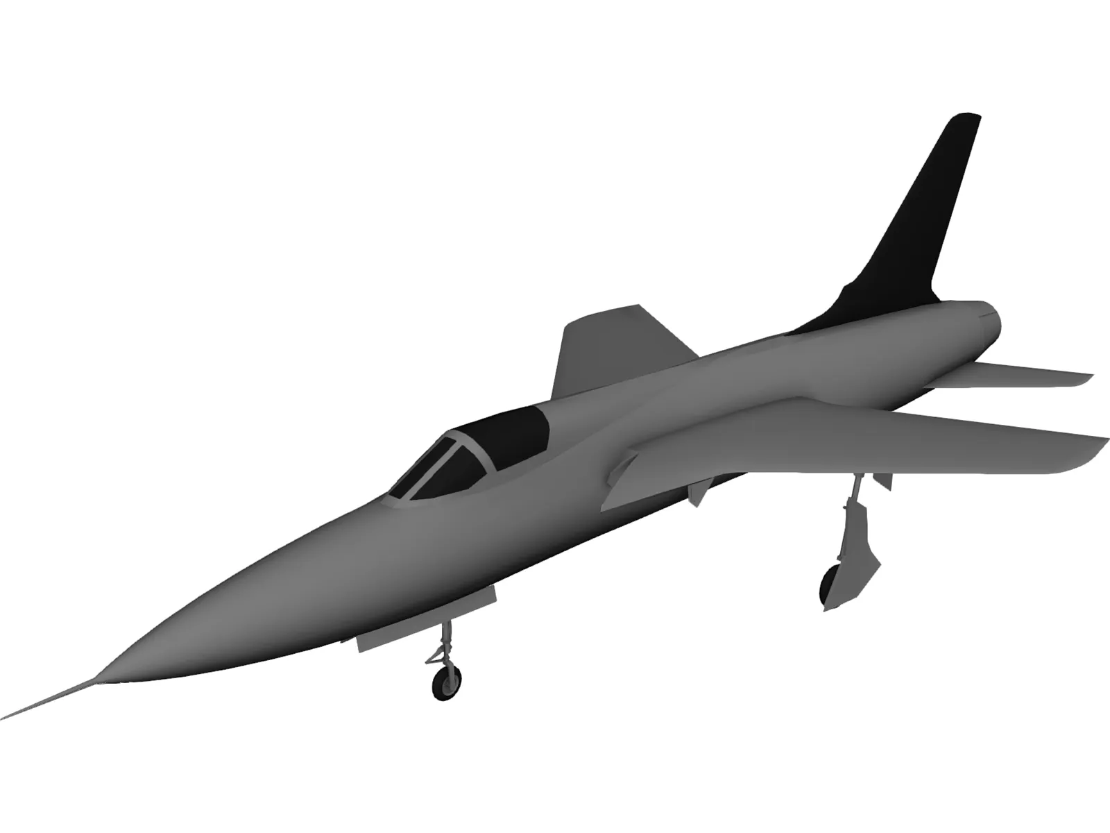 F-105 Thunderchief 3D Model main preview