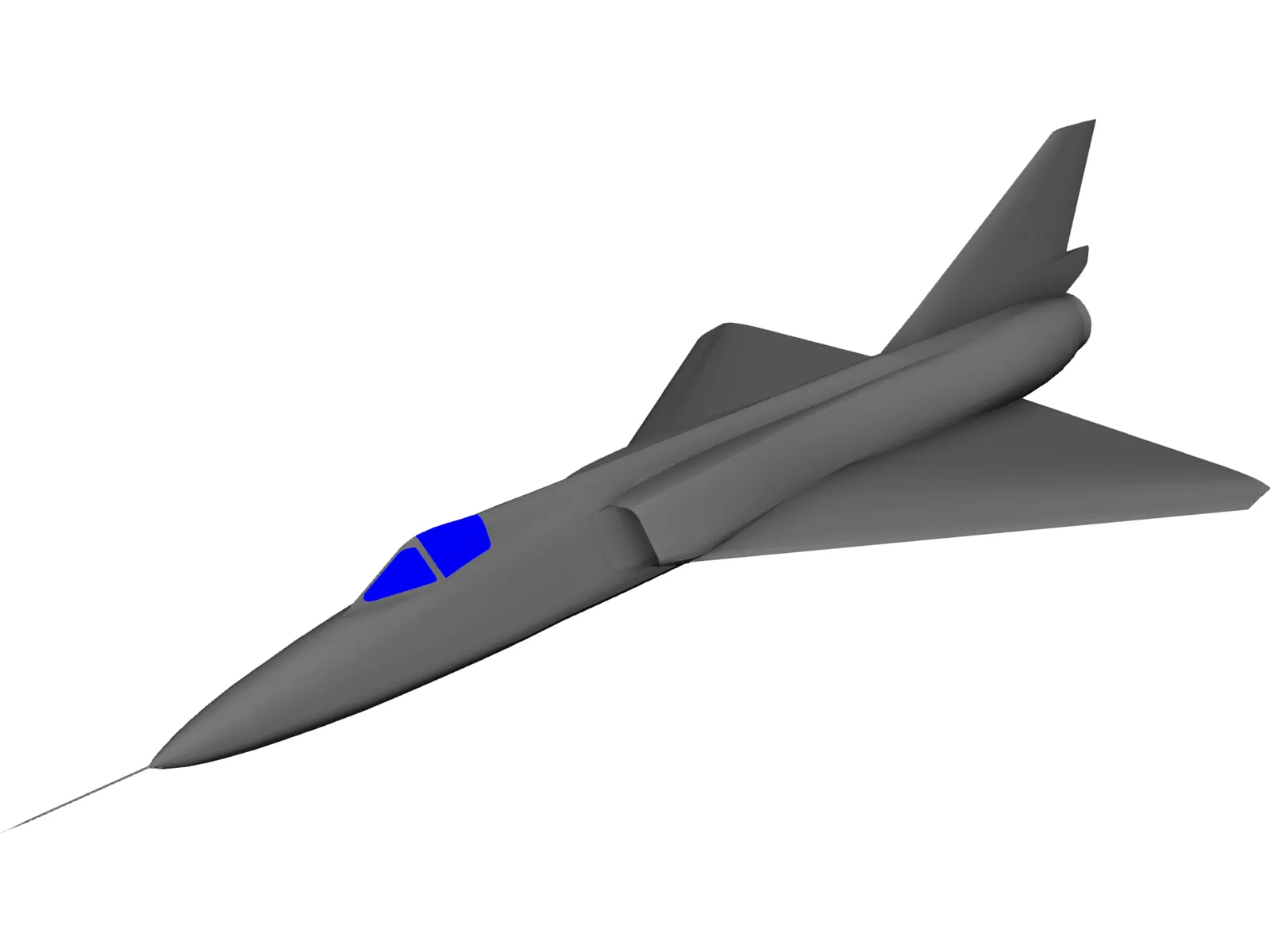 F-102 3D Model main preview